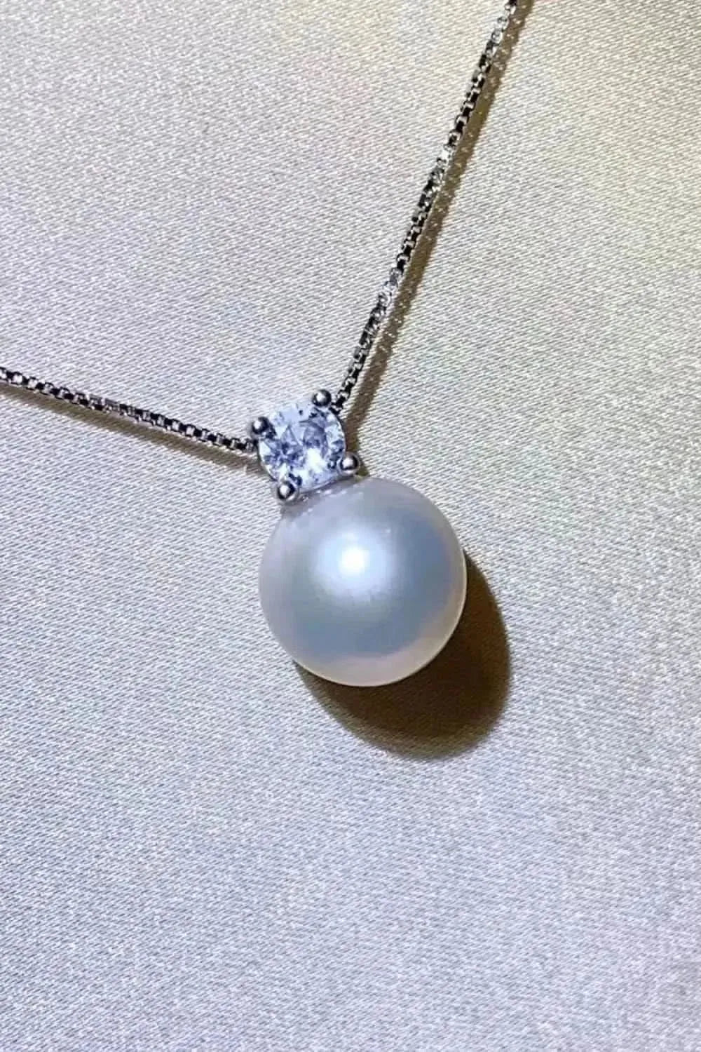 Freshwater Pearl 925 Sterling Silver Necklace - Bad Moms Club