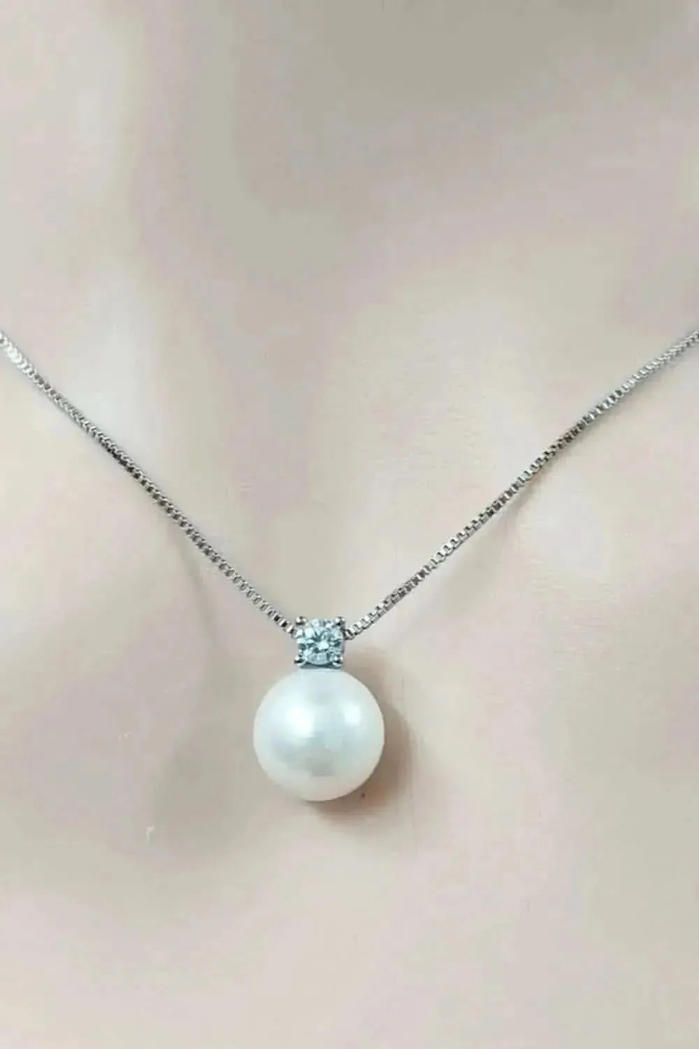 Freshwater Pearl 925 Sterling Silver Necklace - Bad Moms Club