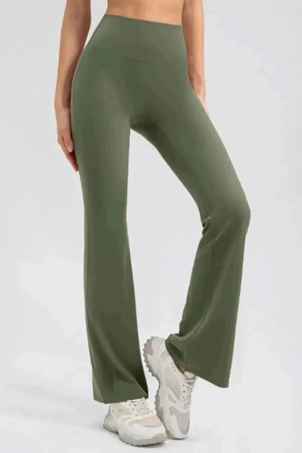 High Waist Straight Active Pants - Bad Moms Club