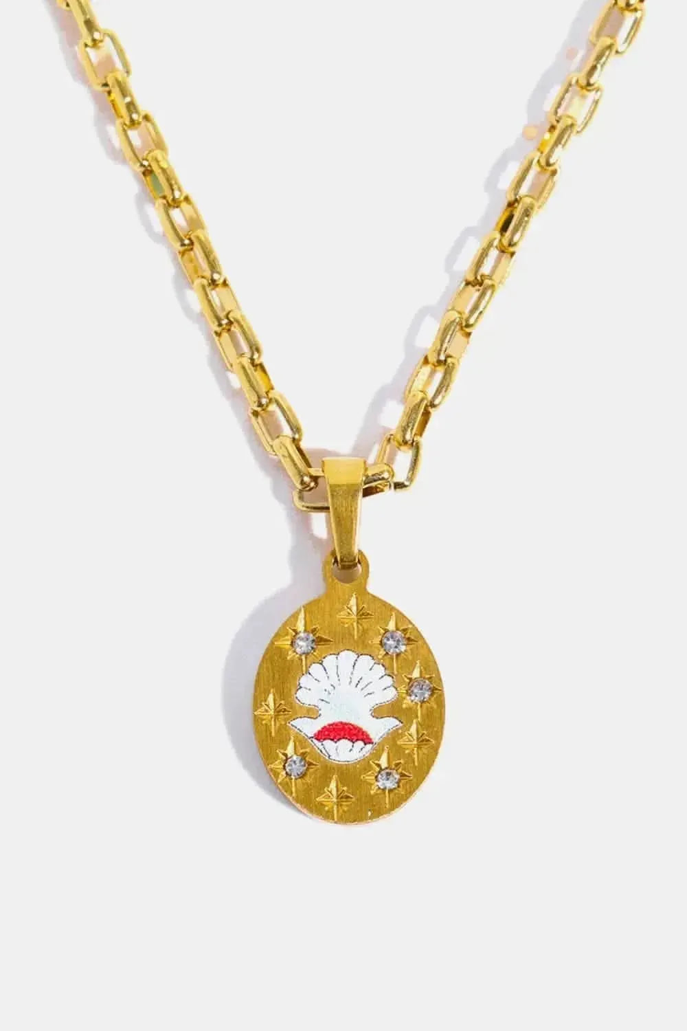 Stainless Steel 18K Gold-Plated Necklace - Bad Moms Club