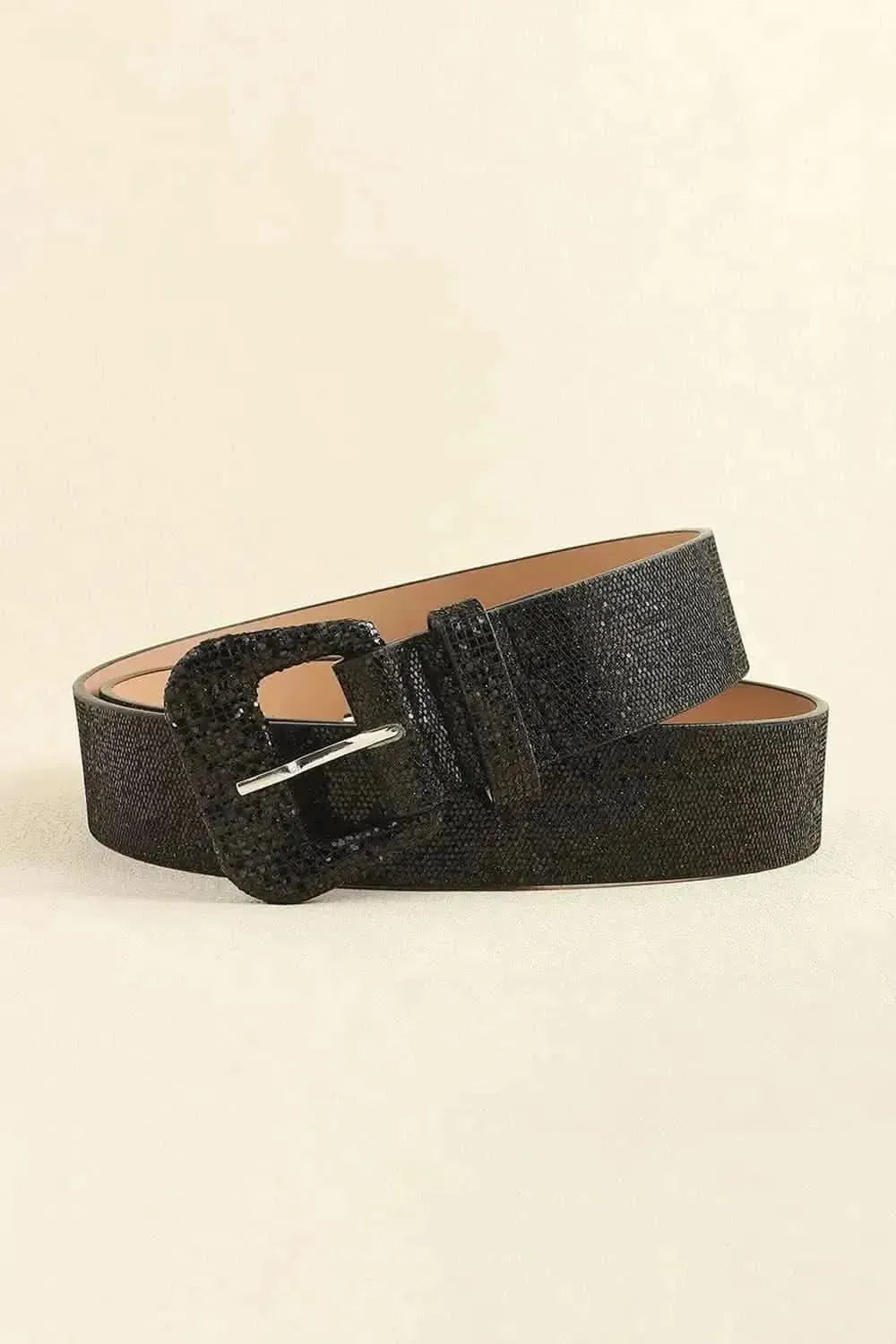 Glitter PU Leather Belt - Bad Moms Club