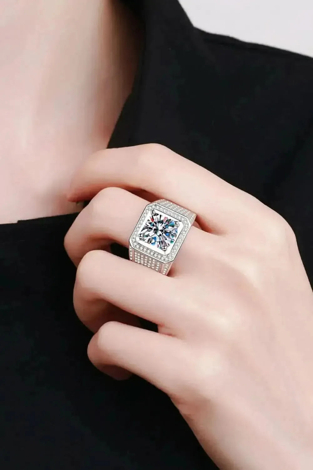 Bring It Home 925 Sterling Silver Moissanite Ring - Bad Moms Club