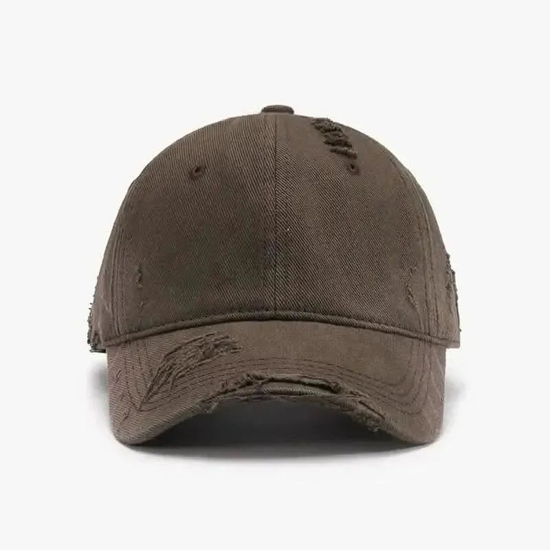 Distressed Adjustable Cotton Hat - Bad Moms Club