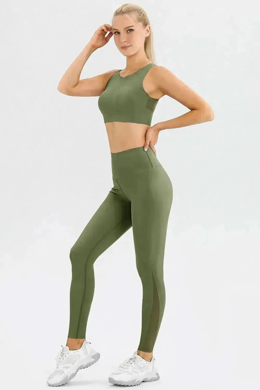 High Waist Skinny Active Pants - Bad Moms Club