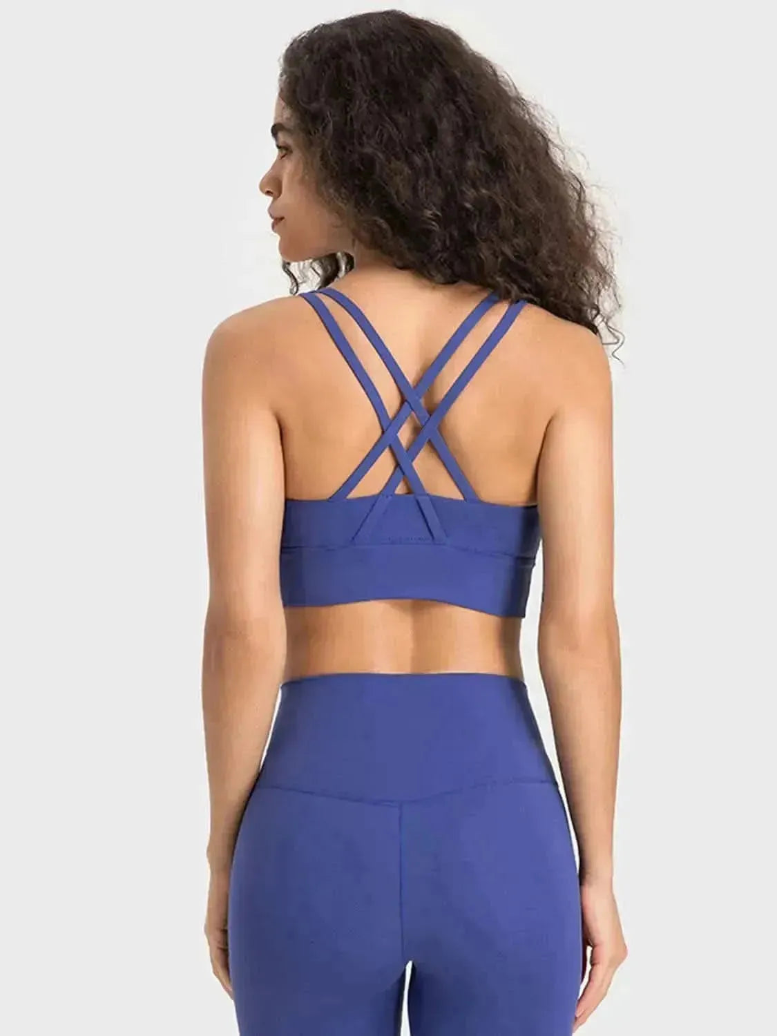 Crisscross Scoop Neck Active Tank - Bad Moms Club
