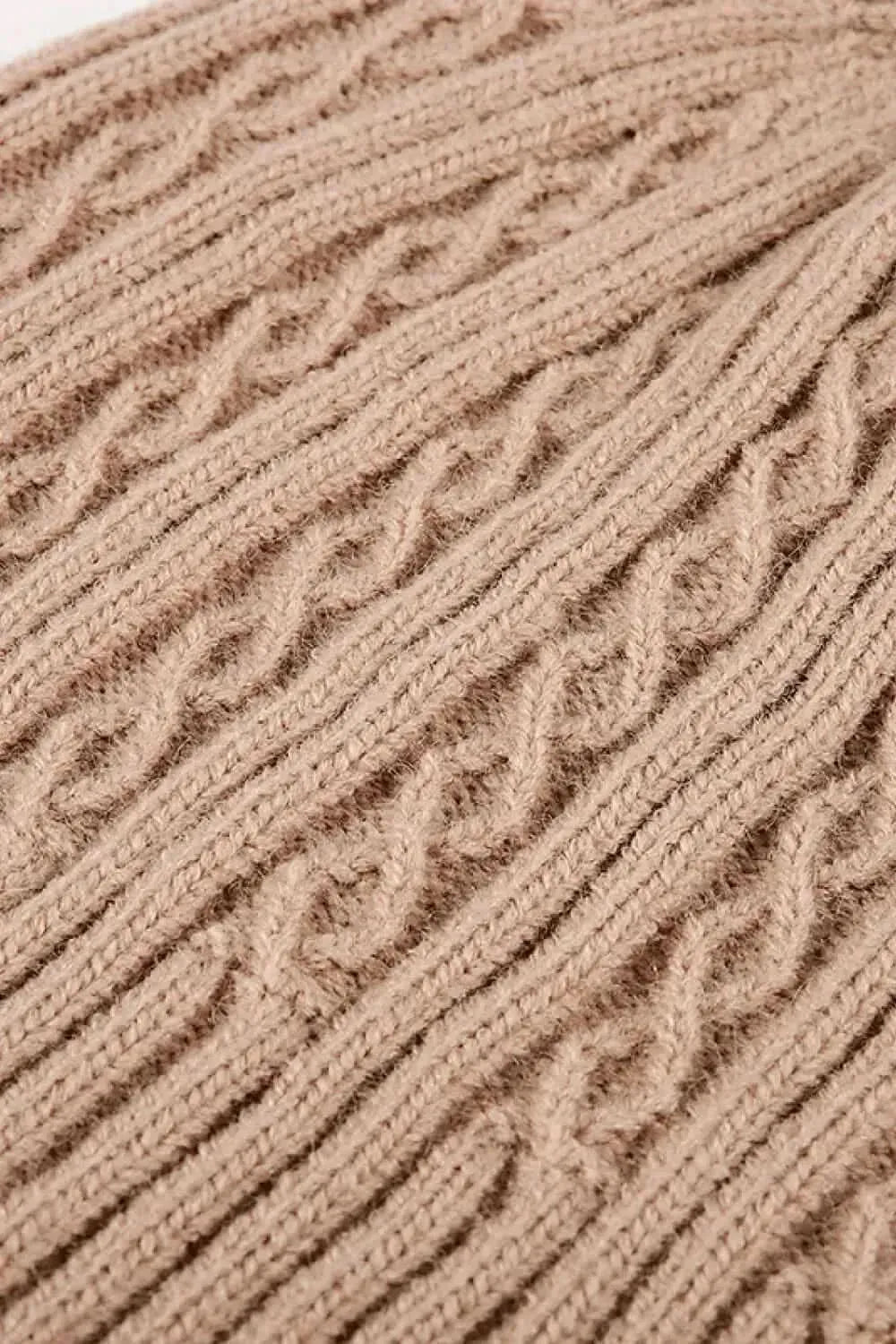 Mixed Knit Cuff Beanie - Bad Moms Club