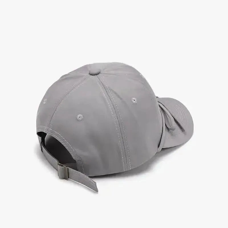 Tied Bow Cotton Baseball Cap - Bad Moms Club