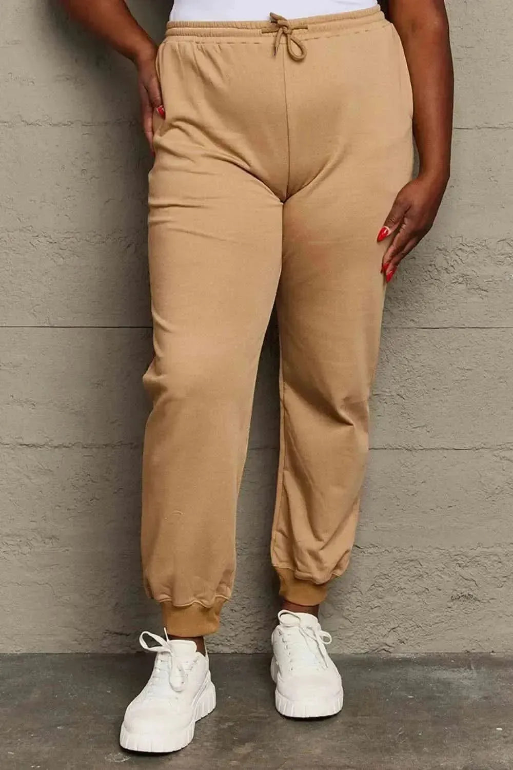 Simply Love Full Size Drawstring Sweatpants - Bad Moms Club