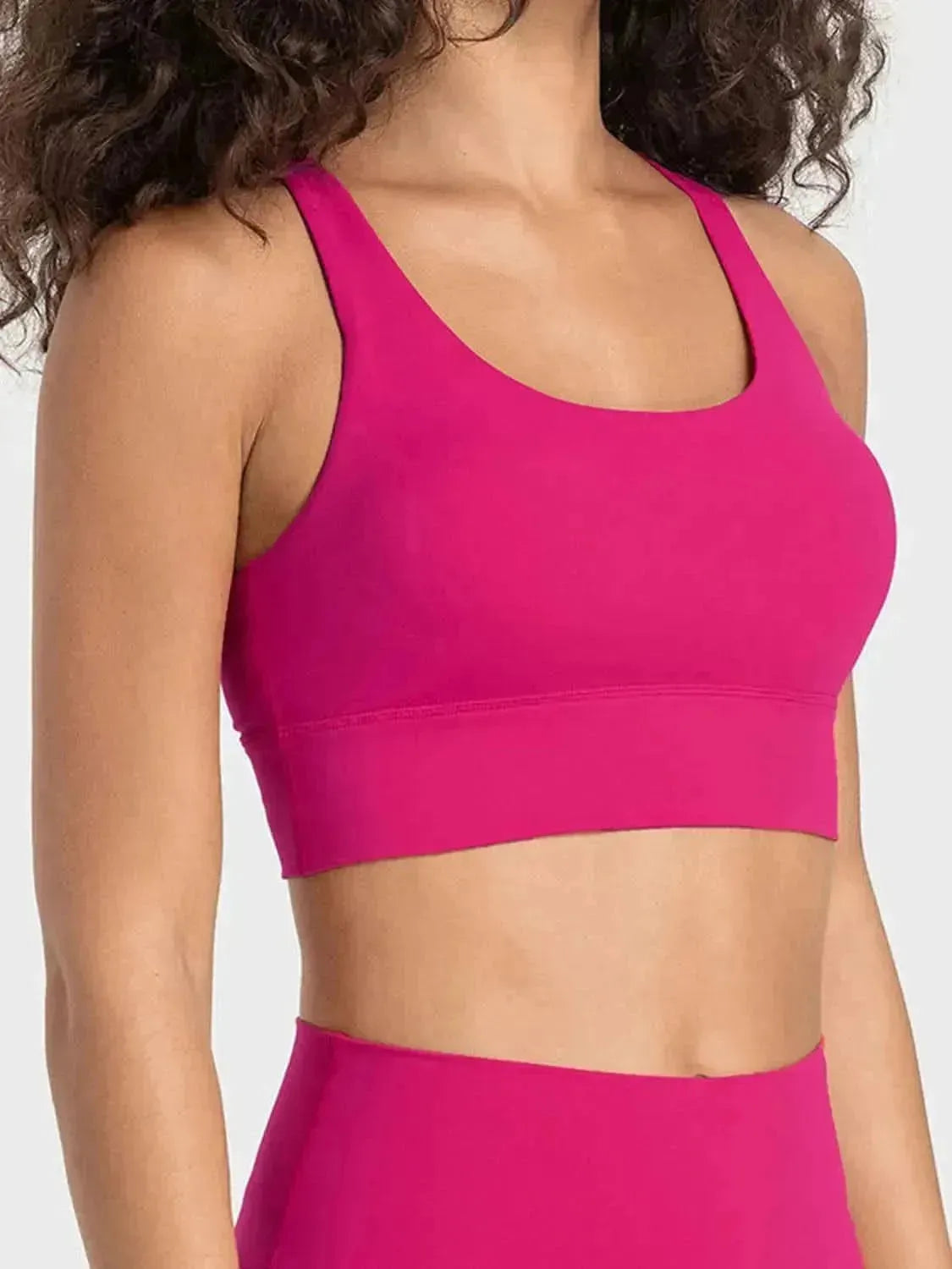 Crisscross Scoop Neck Active Tank - Bad Moms Club