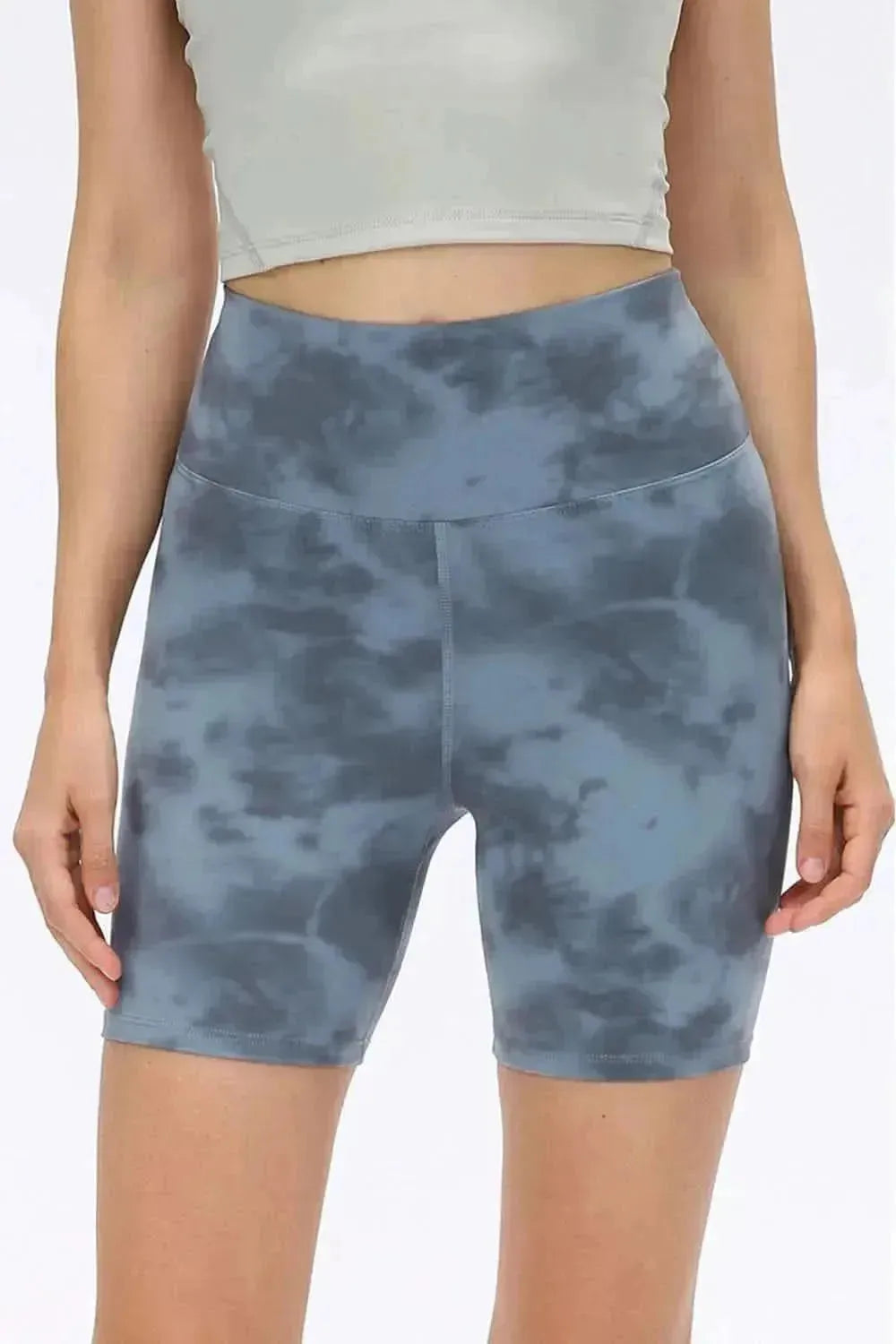 Wide Waistband Sports Shorts - Bad Moms Club