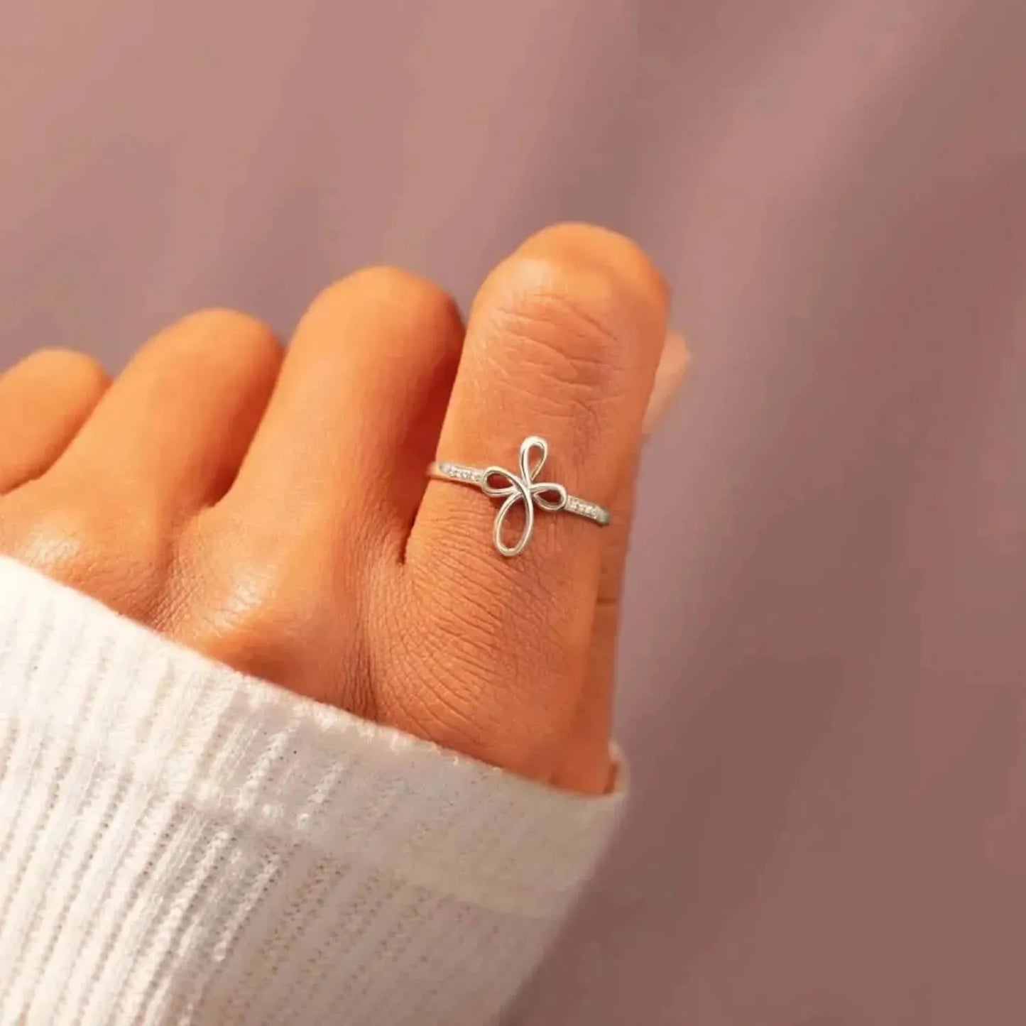 925 Sterling Silver Geometric Ring - Bad Moms Club