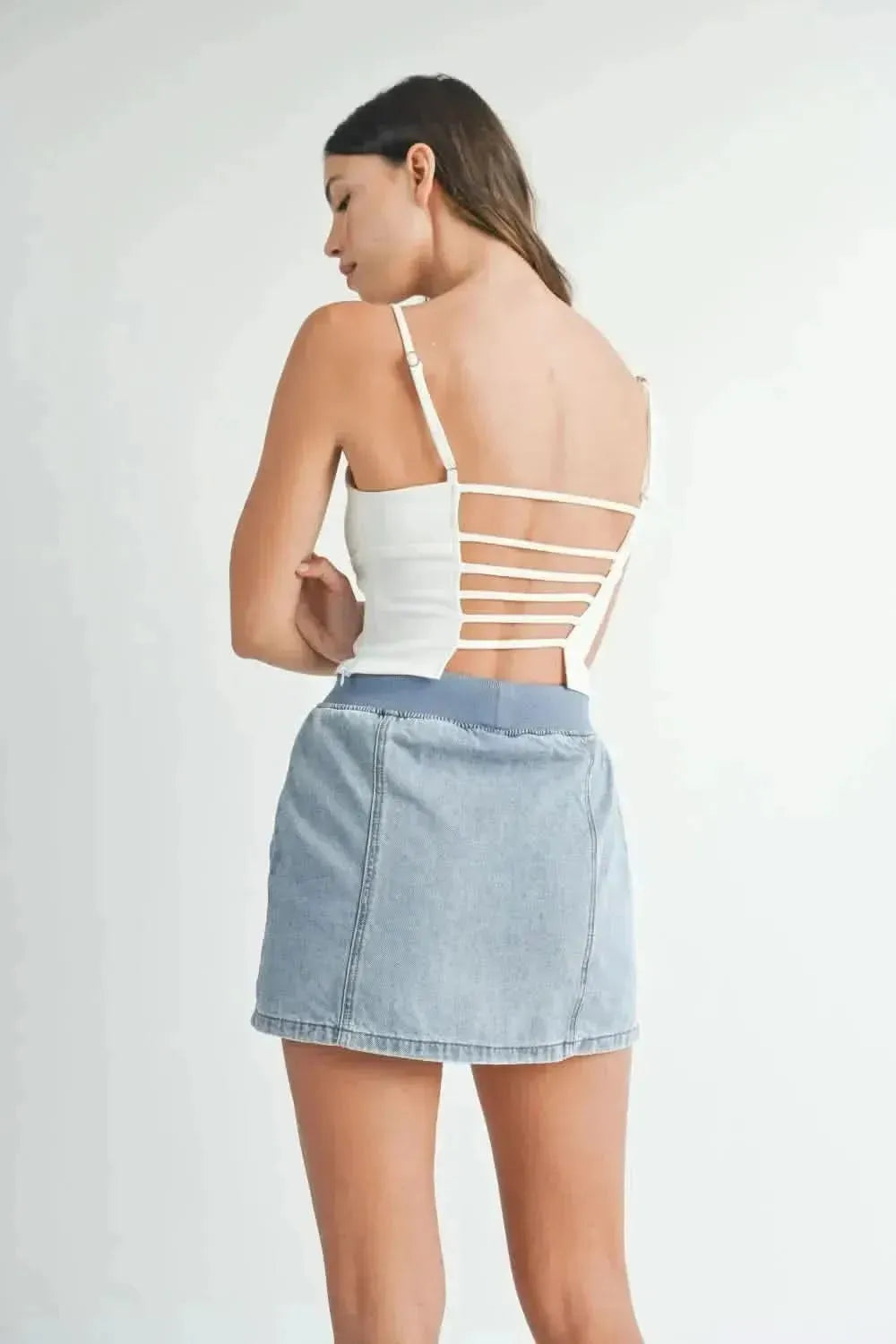 MABLE Strappy Back Cropped Cami - Bad Moms Club