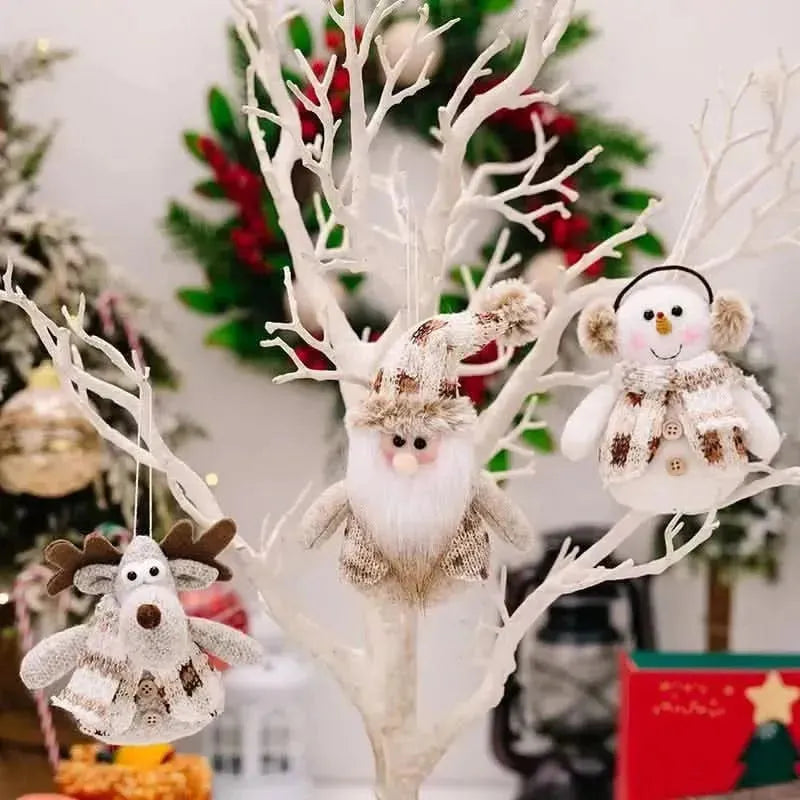 Santa Snowman Reindeer Hanging Ornament - Bad Moms Club