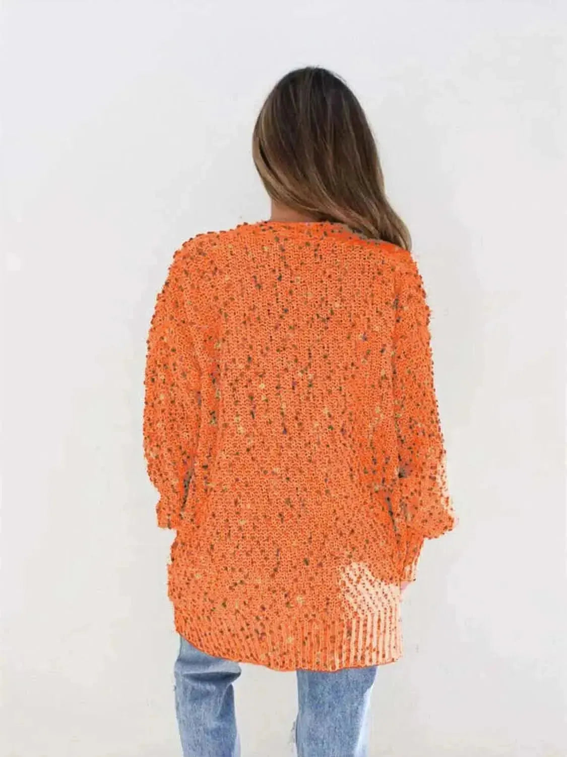 Multicolored Open Front Cardigan - Bad Moms Club