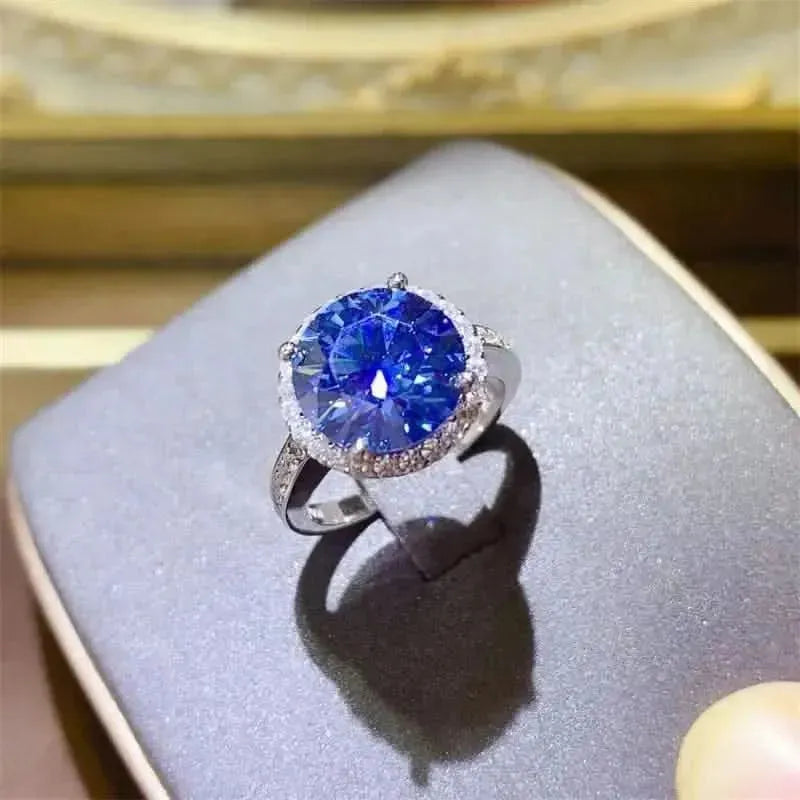 5 Carat Moissanite 925 Sterling Silver Ring - Bad Moms Club