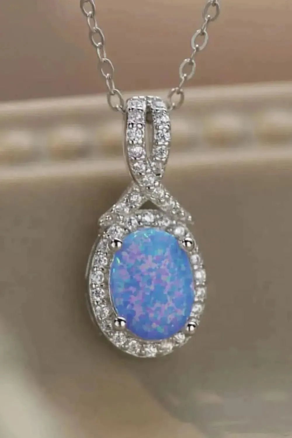 Feeling My Best Opal Pendant Necklace - Bad Moms Club