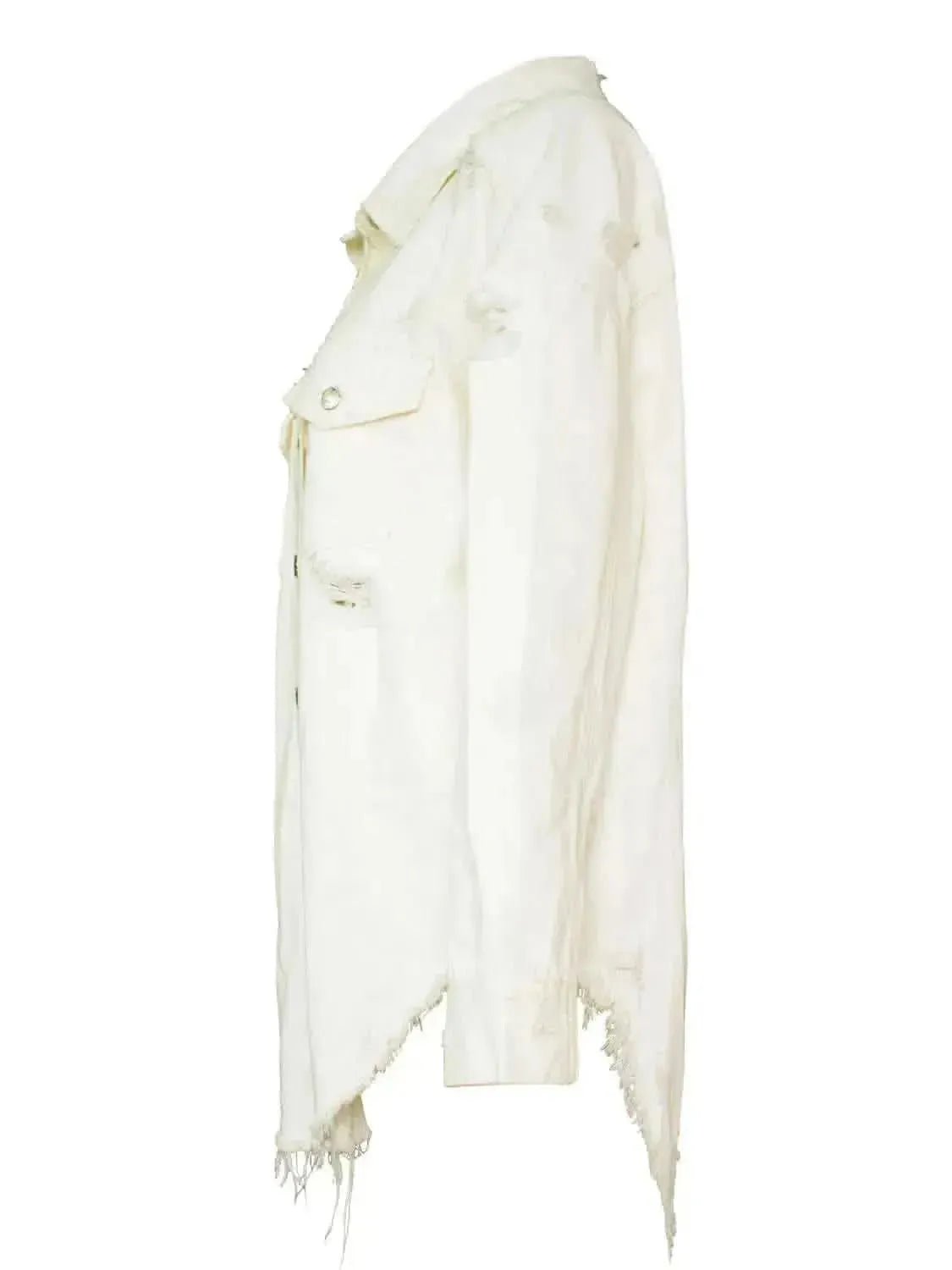 Star Denim Jacket with Pockets - Bad Moms Club