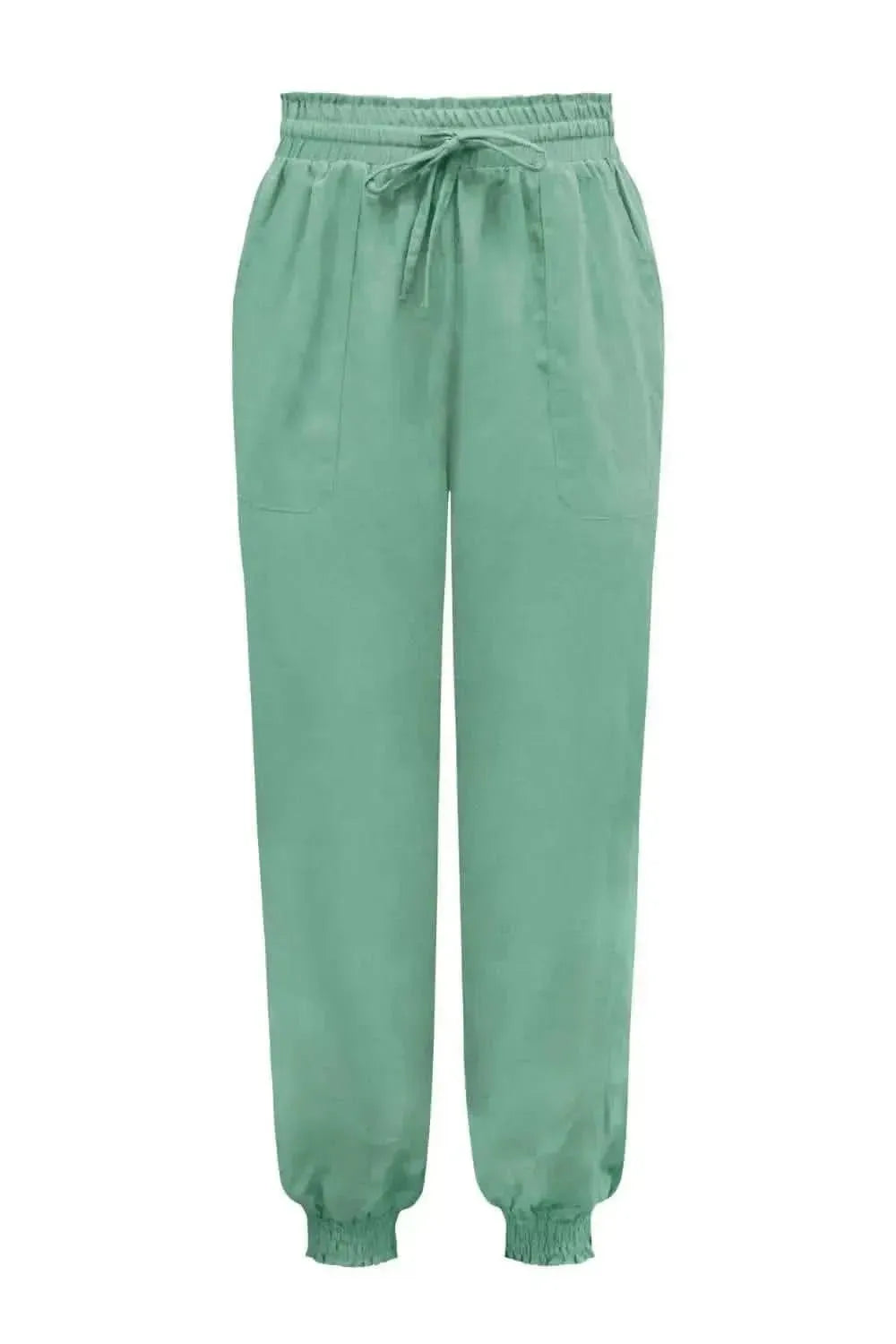 Tied Long Joggers with Pockets - Bad Moms Club