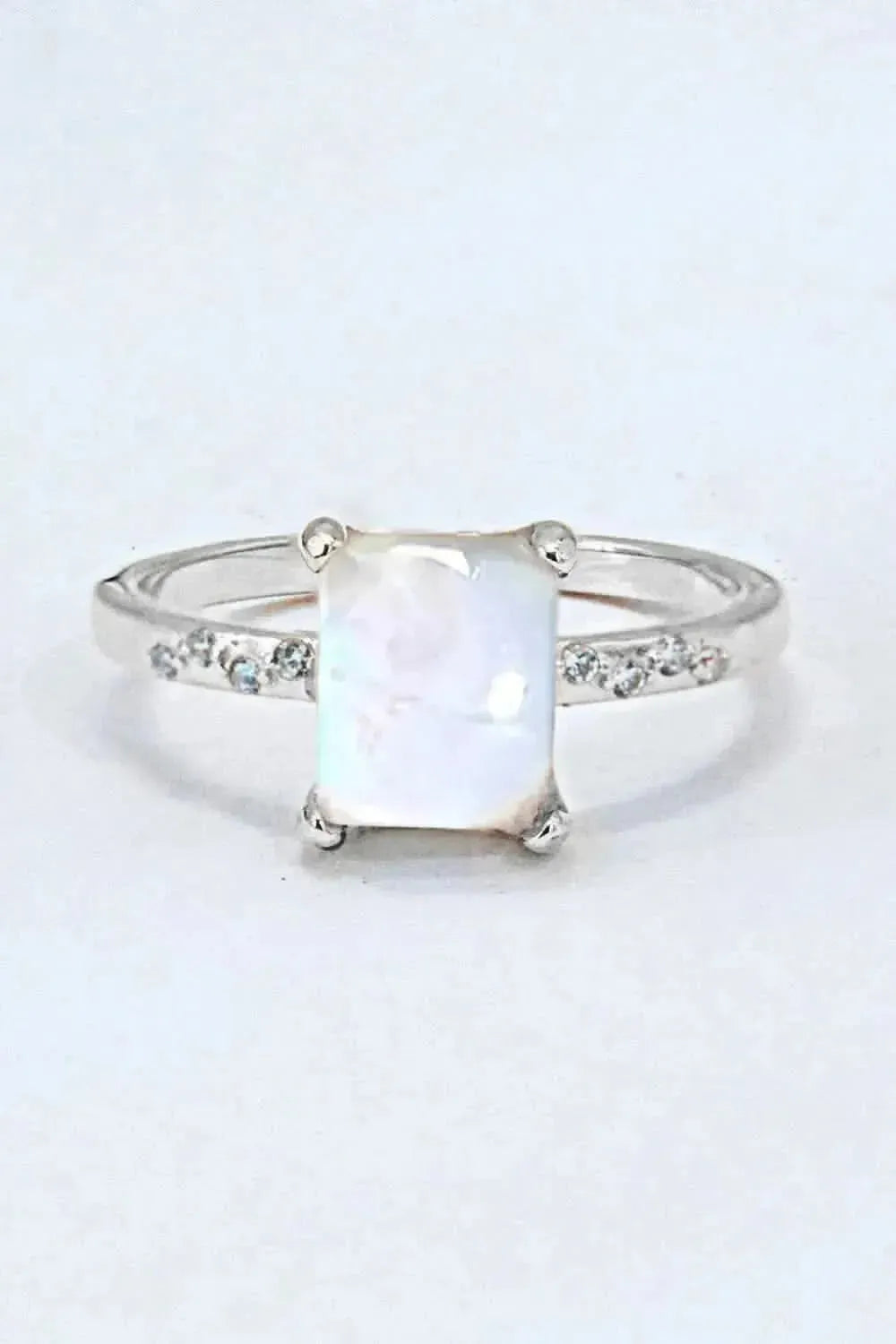 Square Moonstone Ring - Bad Moms Club
