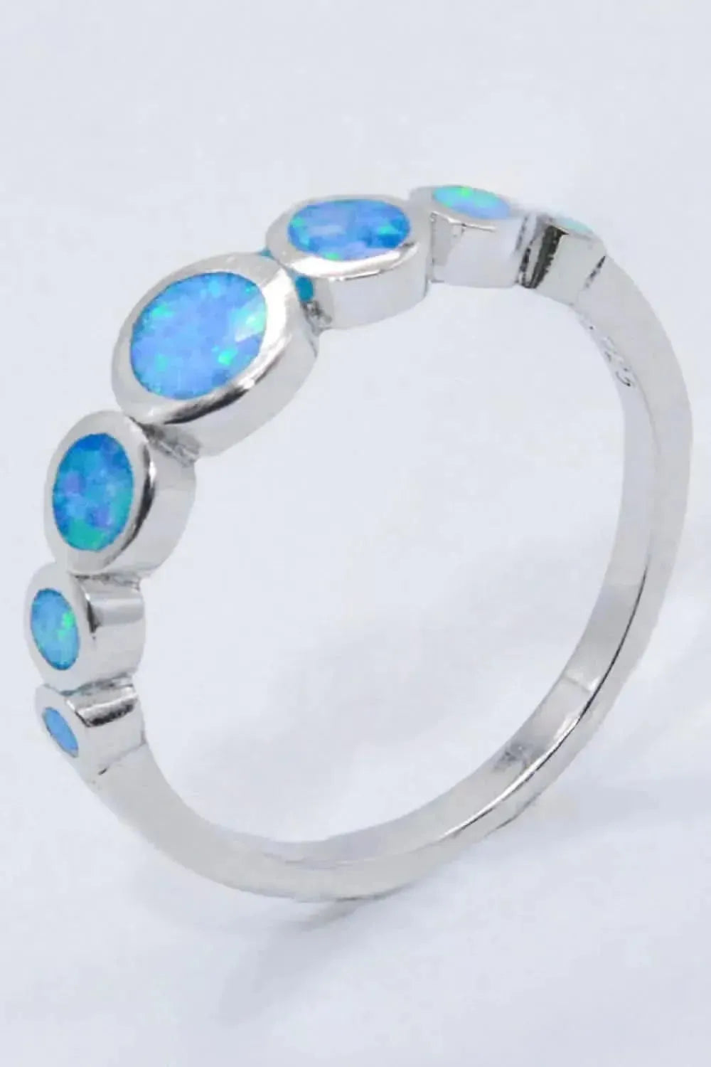 925 Sterling Silver Multi-Opal Ring - Bad Moms Club