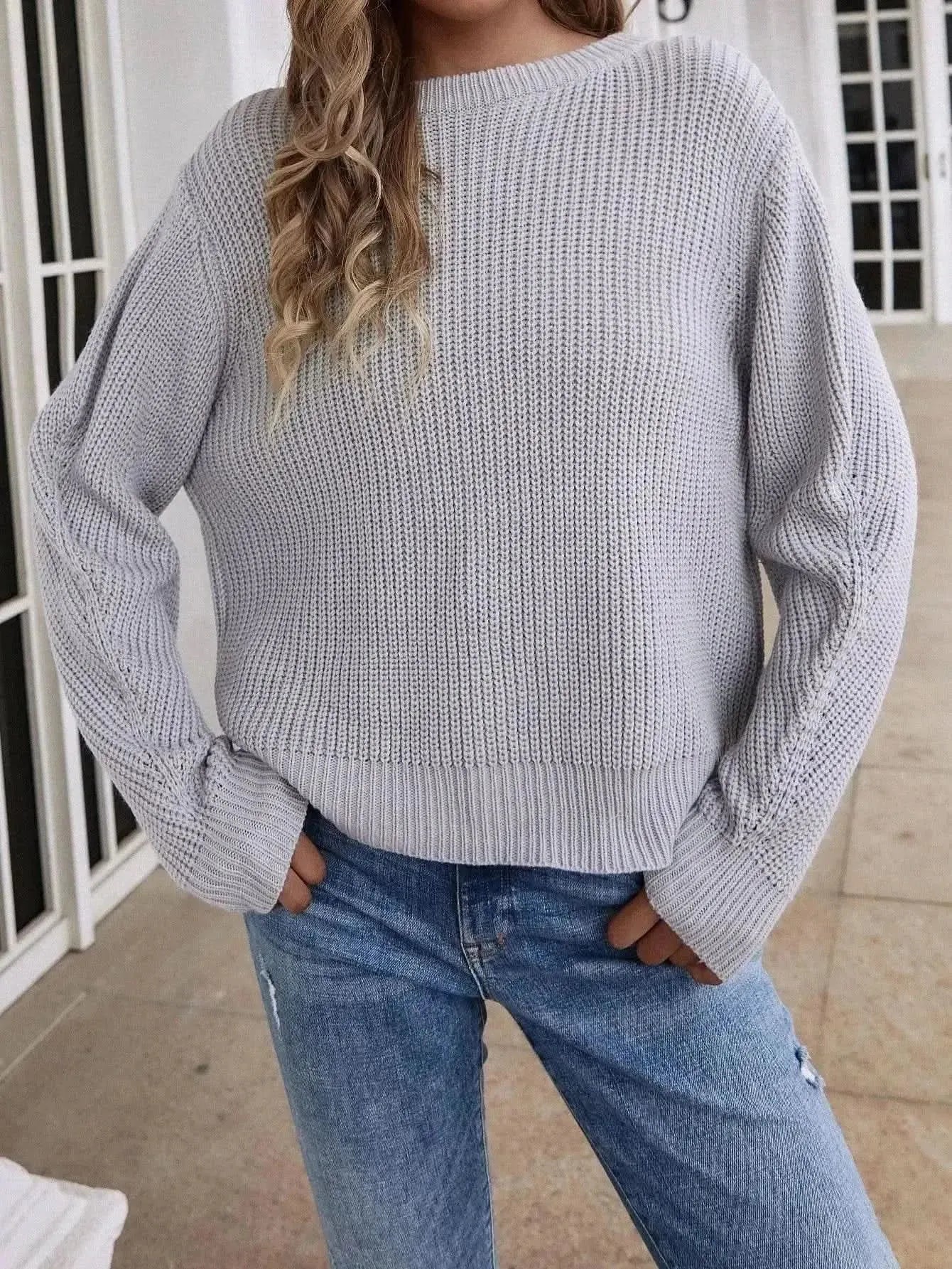 Button Down Rib-Knit Reversible Cardigan - Bad Moms Club
