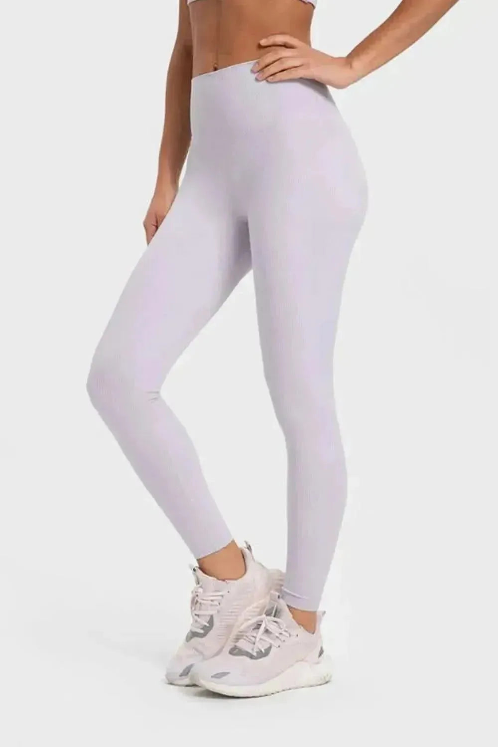 Highly Stretchy Wide Waistband Yoga Leggings - Bad Moms Club