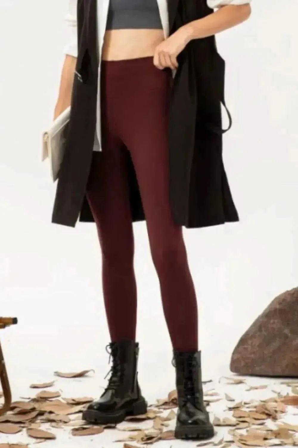 High Waist Skinny Active Pants - Bad Moms Club