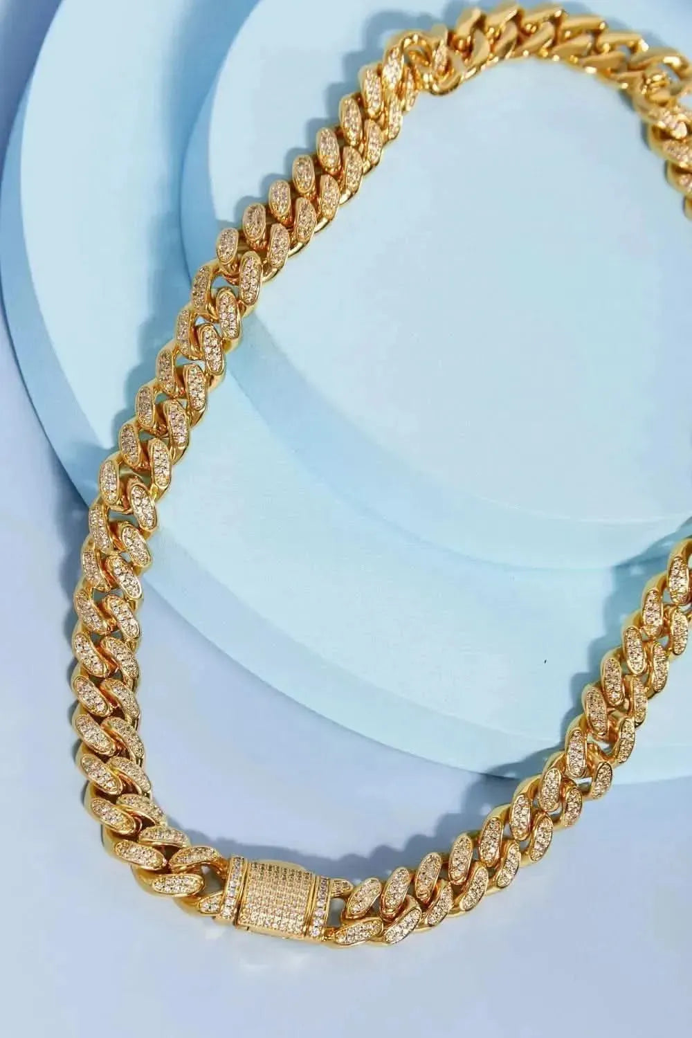Brass Curb Chain Necklace - Bad Moms Club