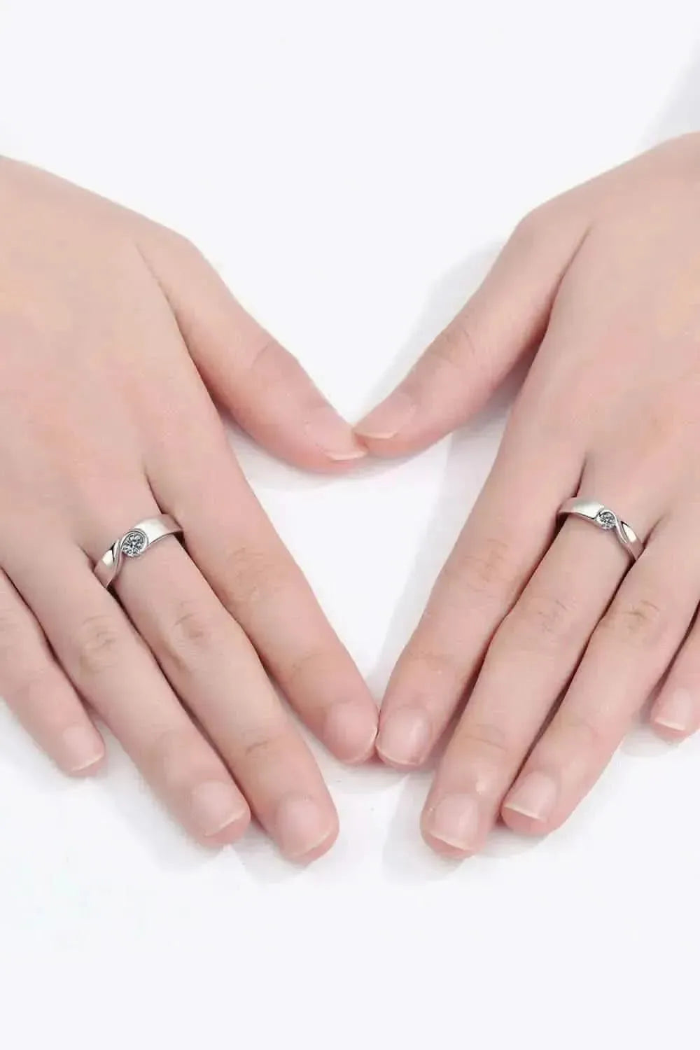 Moissanite Rhodium-Plated Ring - Bad Moms Club