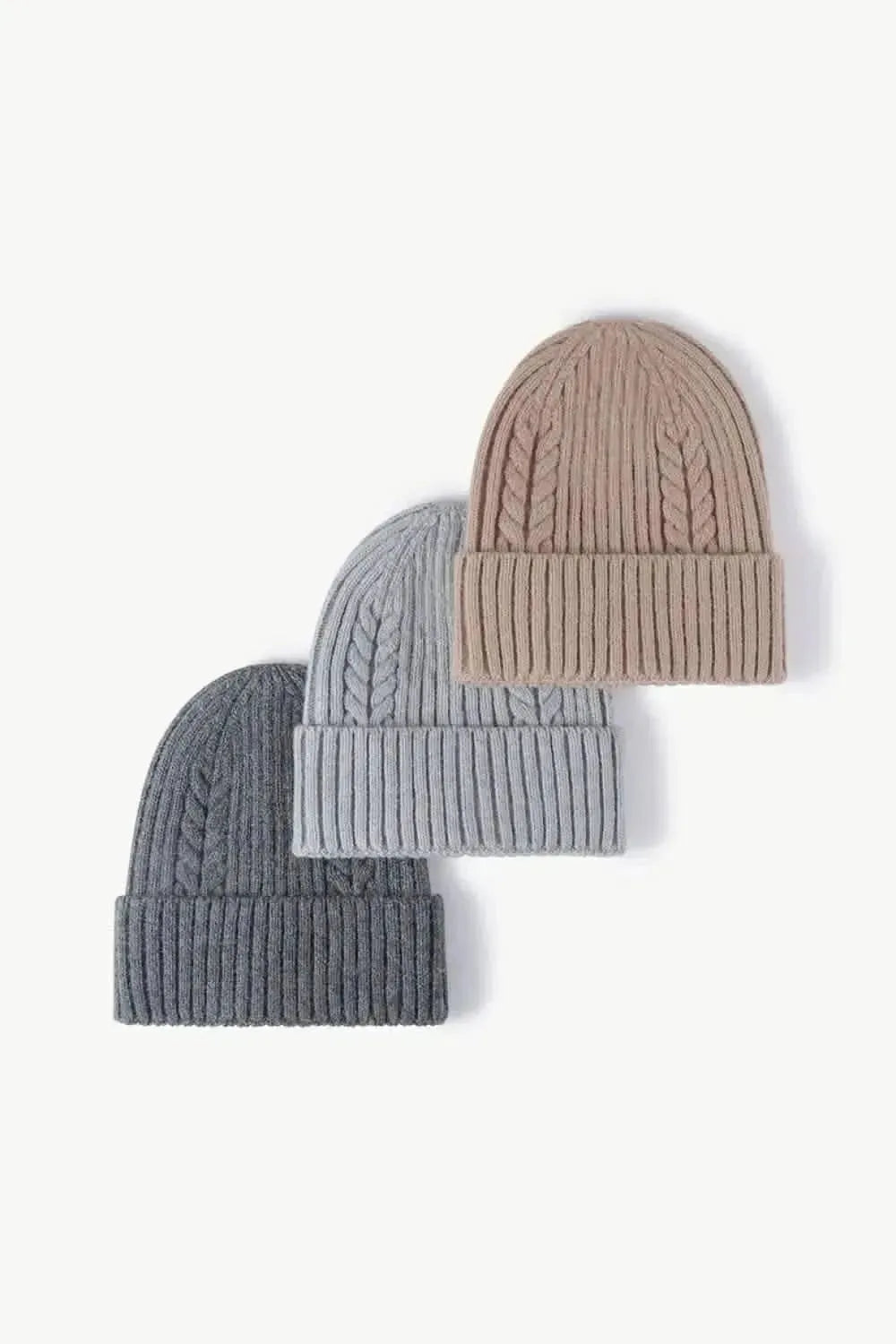 Cable-Knit Cuff Beanie - Bad Moms Club