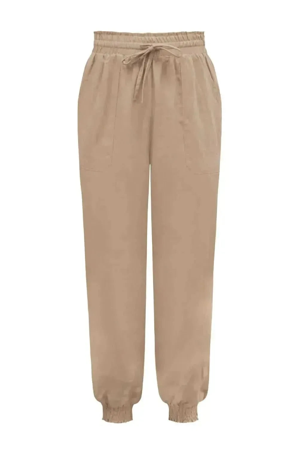 Tied Long Joggers with Pockets - Bad Moms Club
