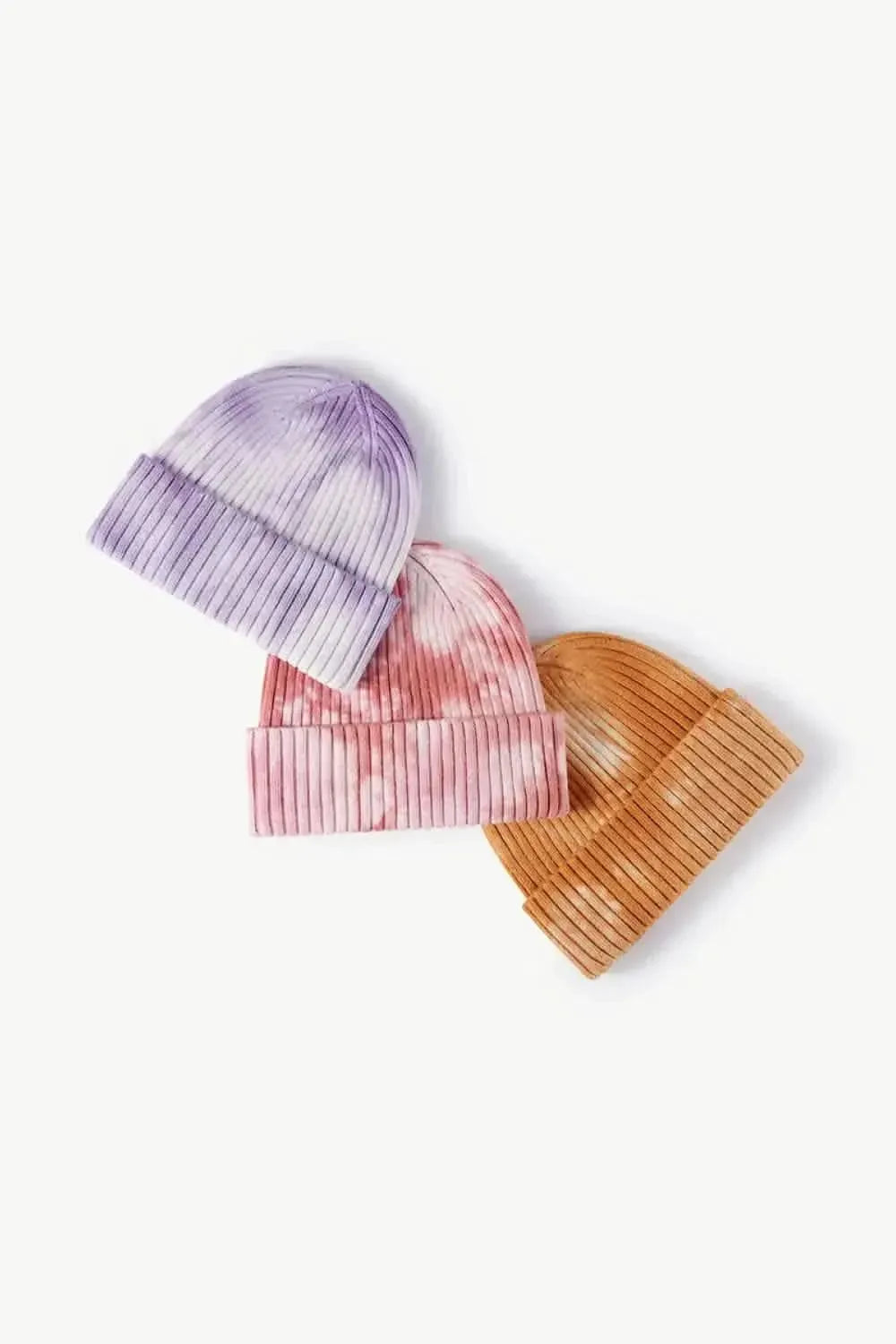 Tie-Dye Ribbed Cuffed Beanie - Bad Moms Club