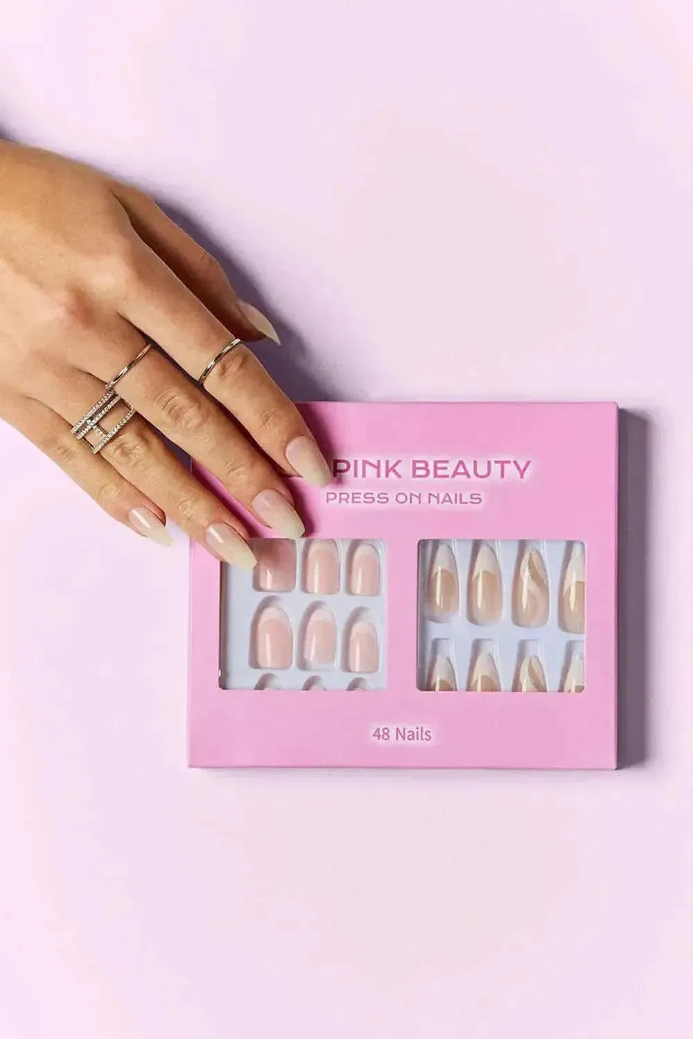 SO PINK BEAUTY Press On Nails 2 Packs - Bad Moms Club