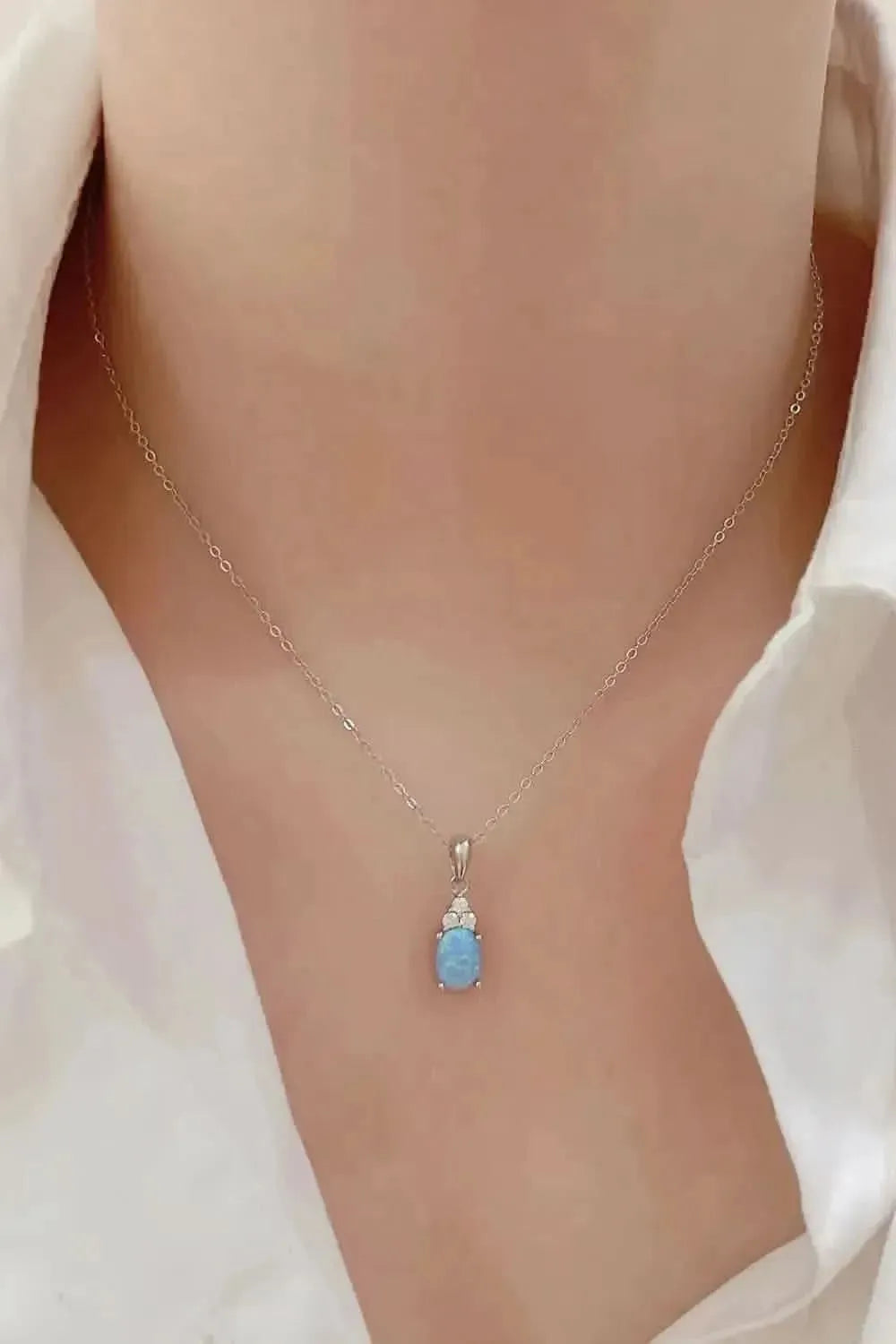 Find Your Center Opal Pendant Necklace - Bad Moms Club