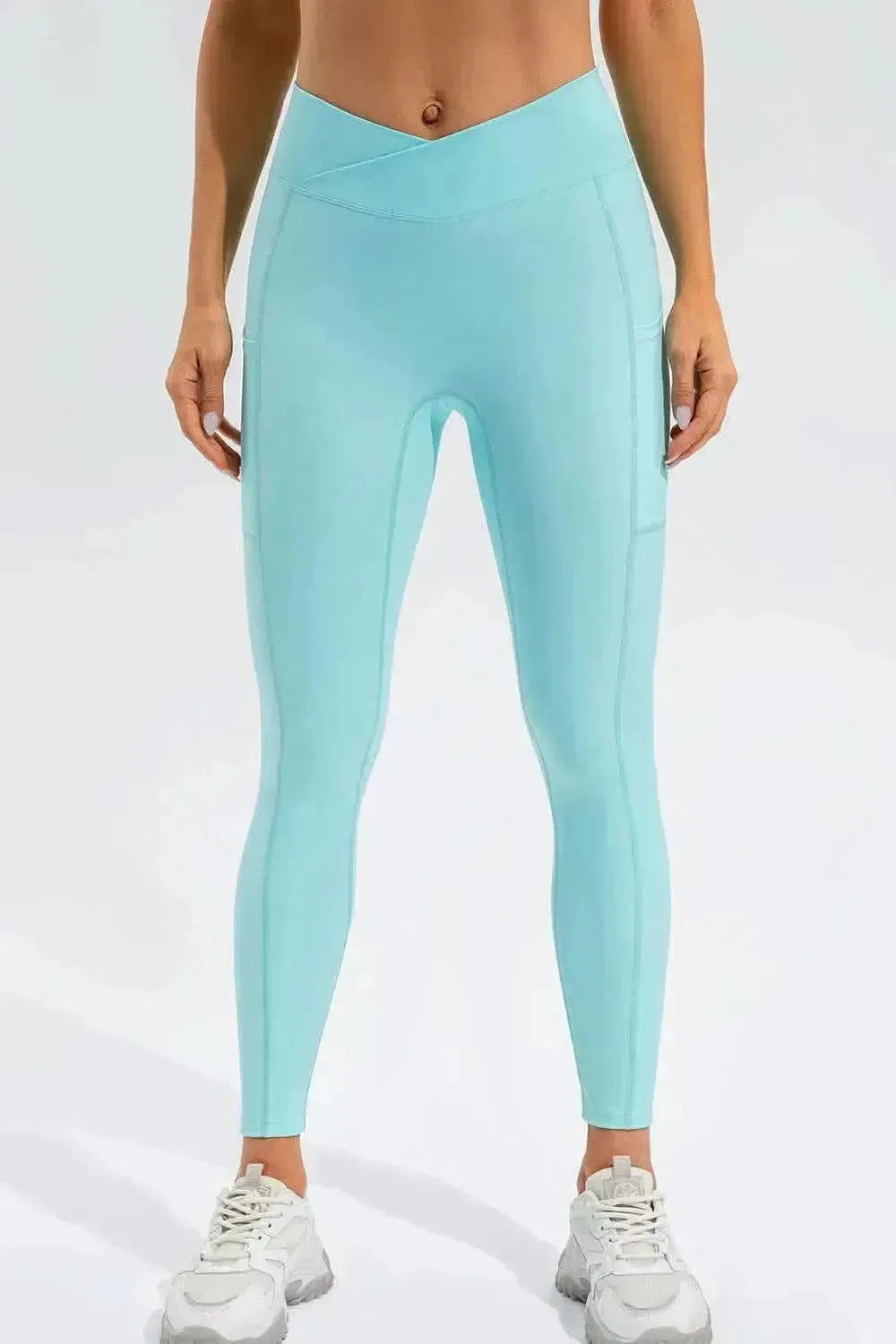 High Waist Active Leggings with Pockets - Bad Moms Club