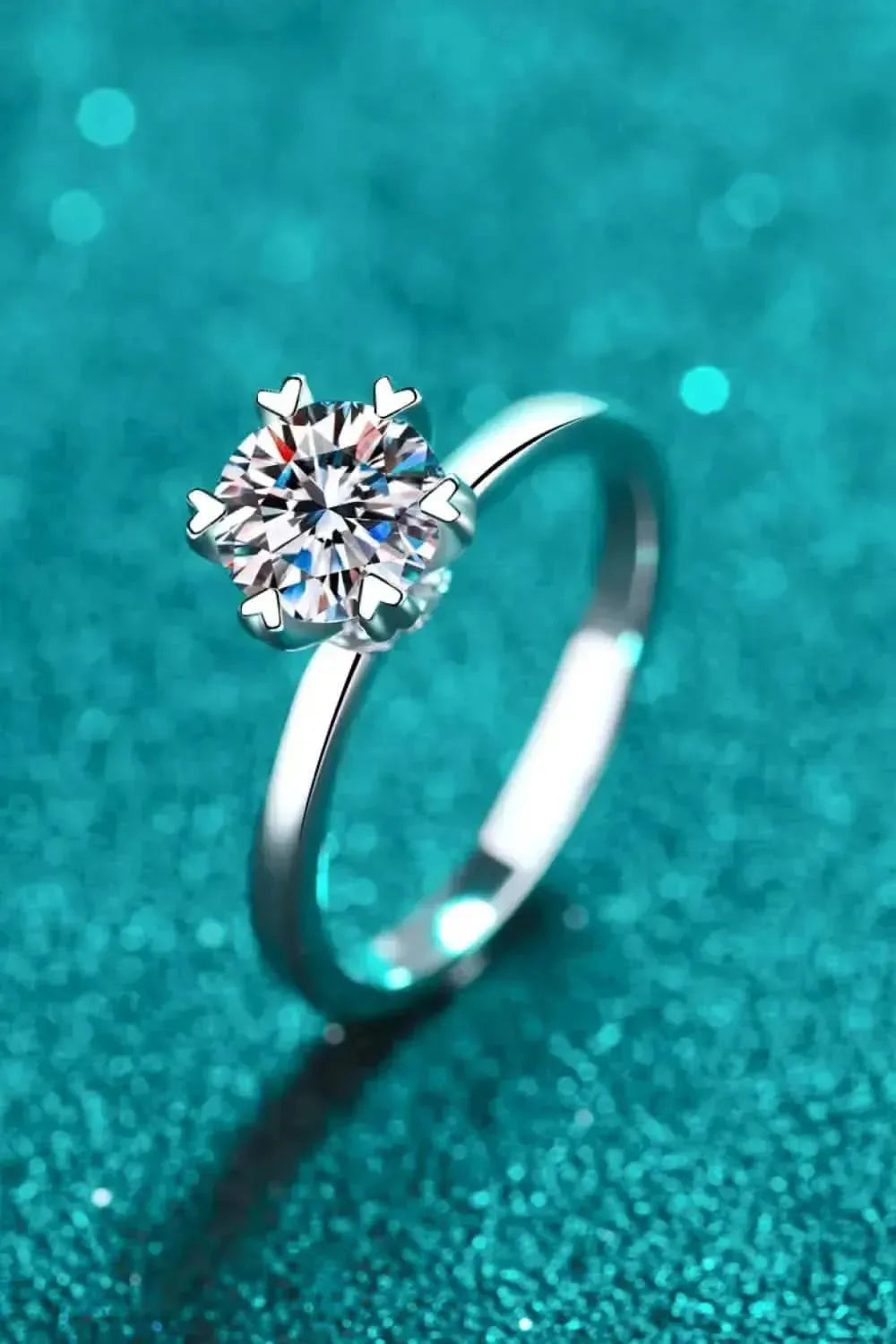 Pleasant Surprise 925 Sterling Silver 1 Carat Moissanite Ring - Bad Moms Club