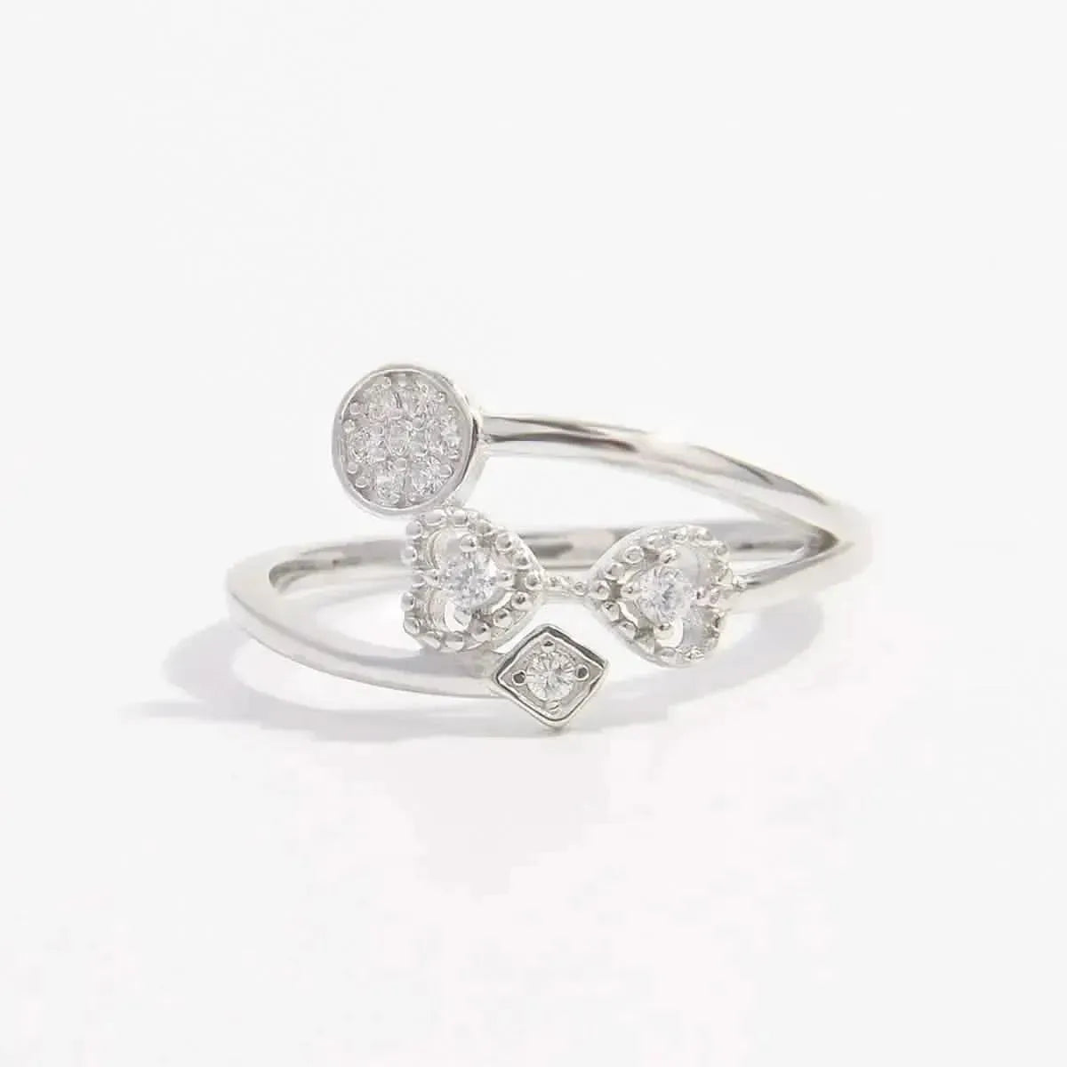 925 Sterling Silver Inlaid Zircon Ring - Bad Moms Club