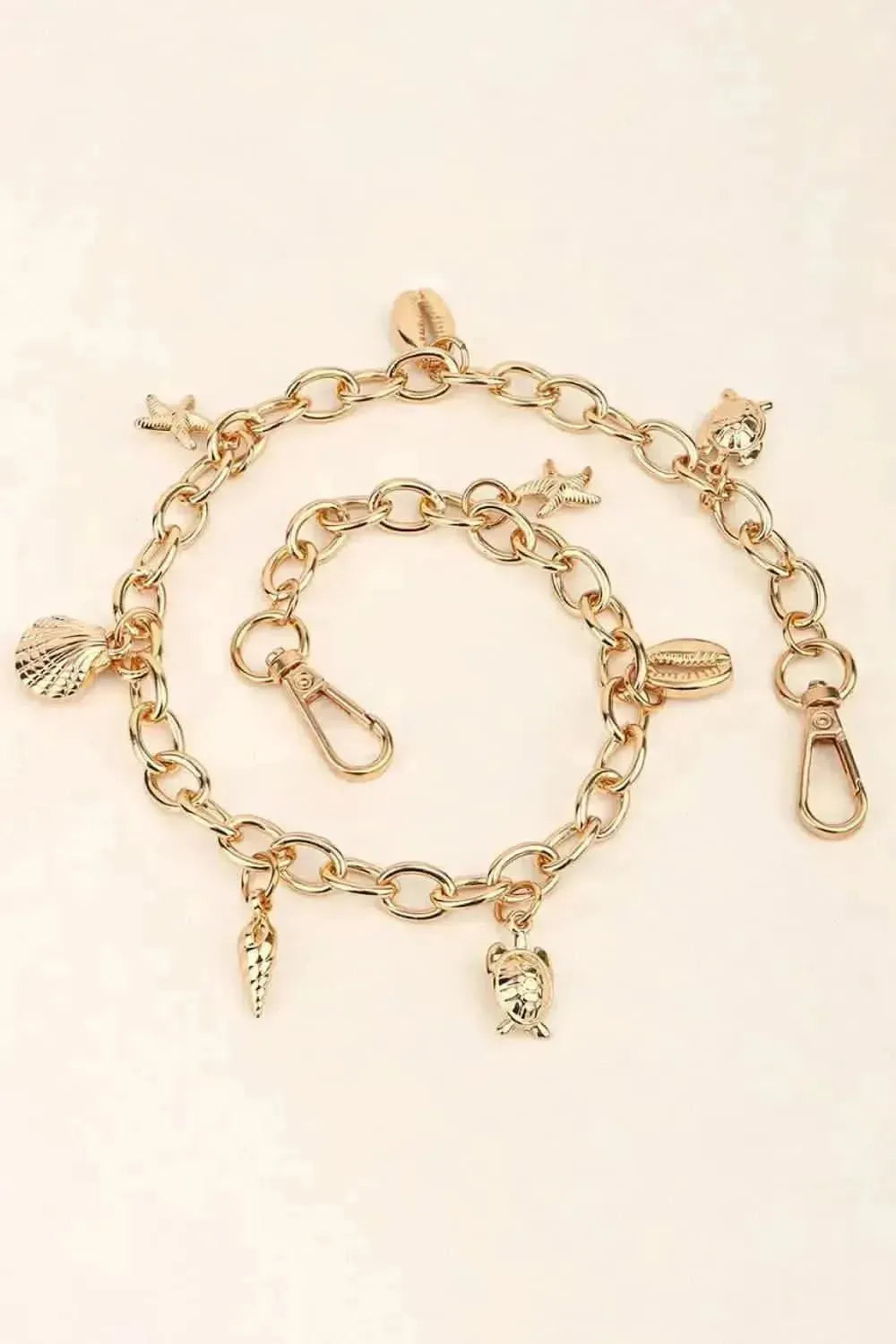 Sea Element Charm Iron Chain Belt - Bad Moms Club