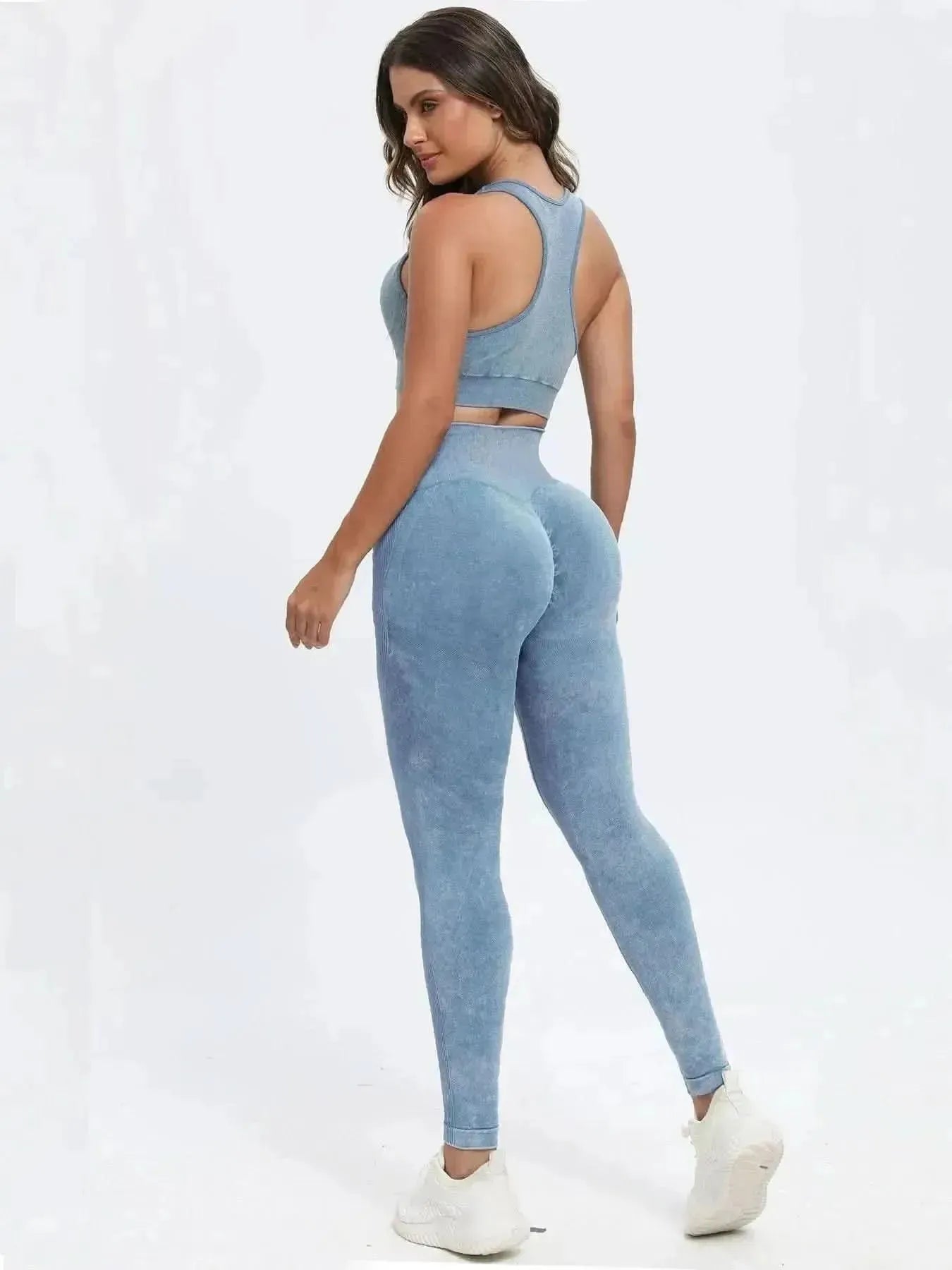Scoop Neck Wide Strap Top and Pants Active Set - Bad Moms Club