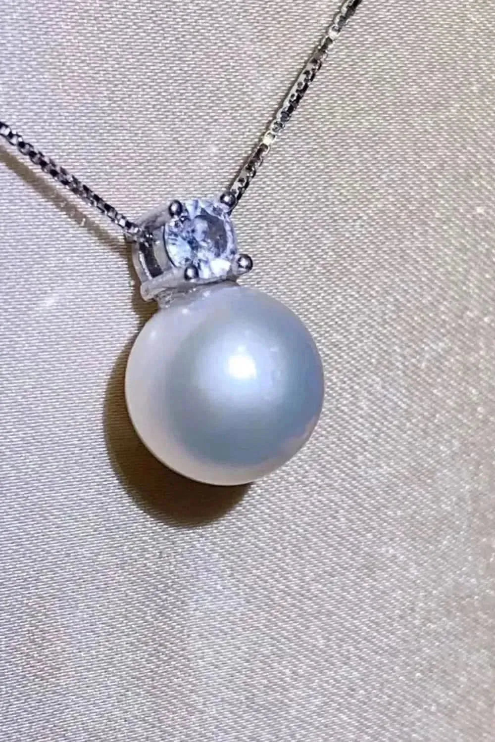 Freshwater Pearl 925 Sterling Silver Necklace - Bad Moms Club