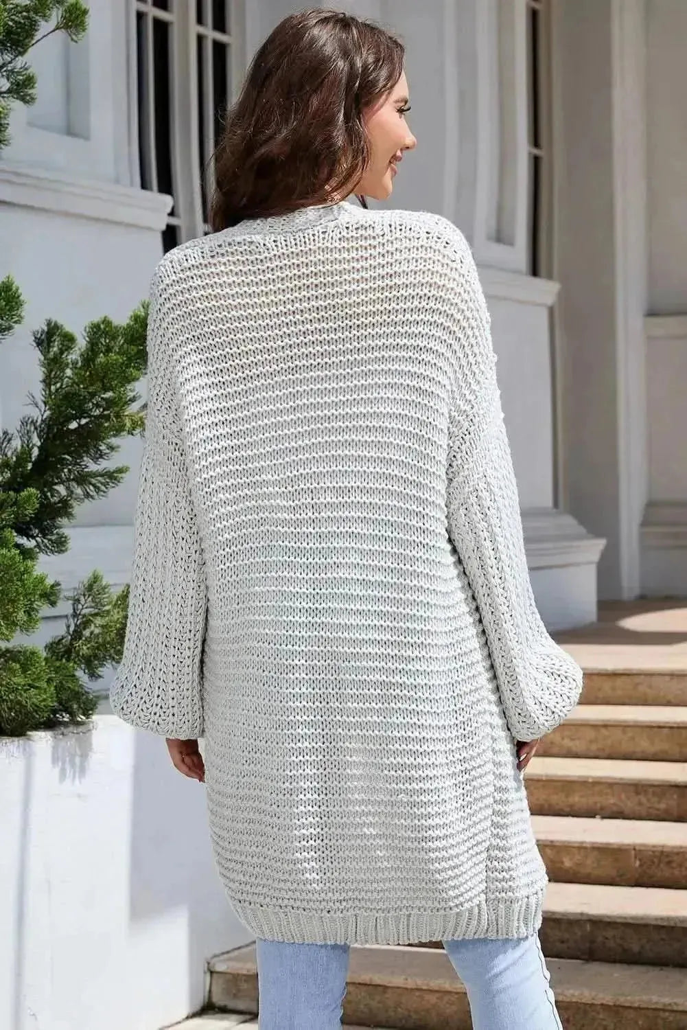 Open Front Longline Cardigan - Bad Moms Club