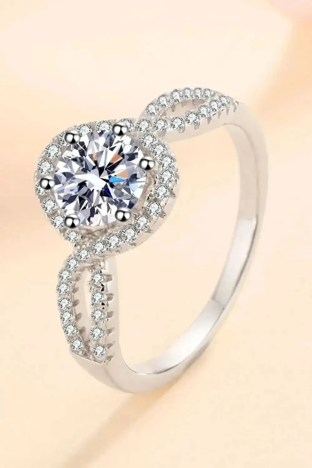 Feel The Joy 925 Sterling Silver Moissanite Ring - Bad Moms Club