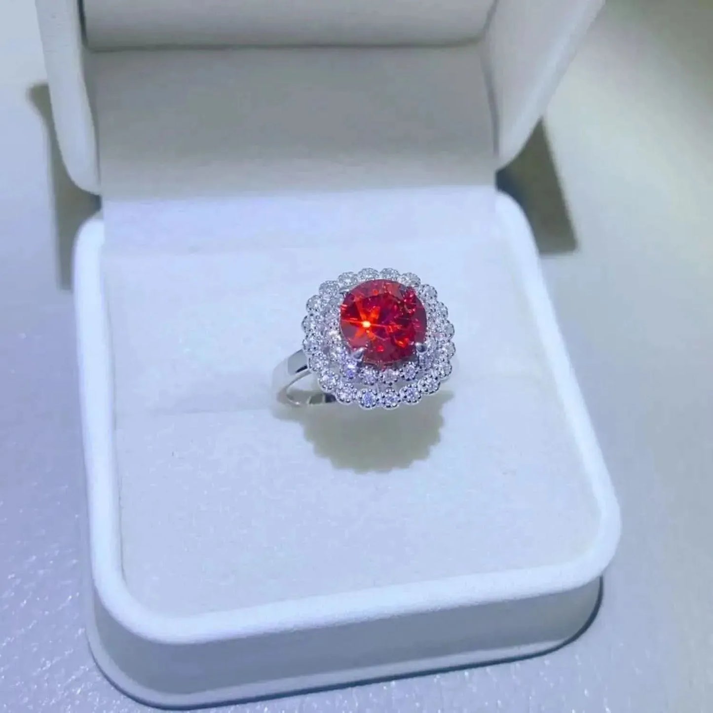 2 Carat Moissanite 925 Sterling Silver Ring - Bad Moms Club