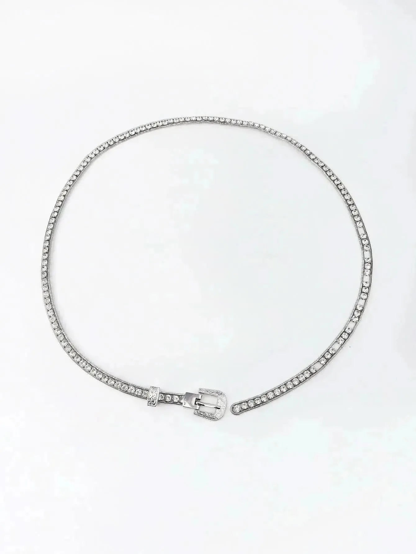 Rhinestone Metal Belt - Bad Moms Club