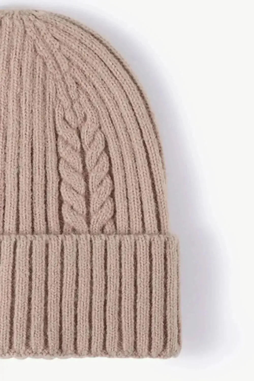 Cable-Knit Cuff Beanie - Bad Moms Club
