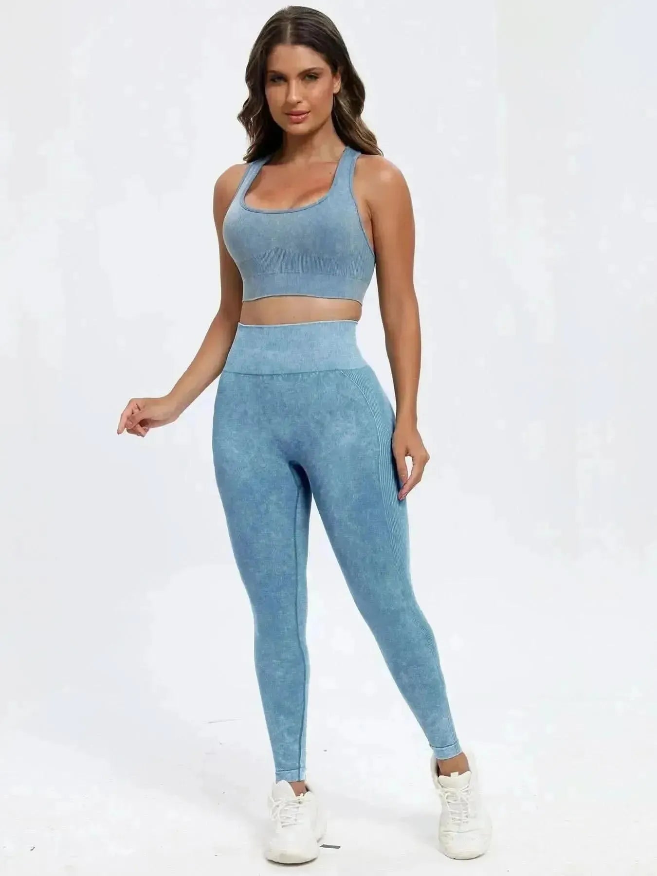 Scoop Neck Wide Strap Top and Pants Active Set - Bad Moms Club
