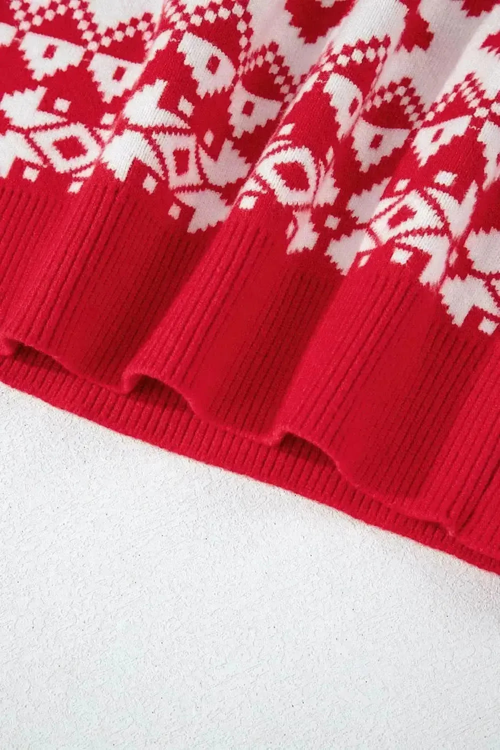 Christmas Element Turtleneck Long Sleeve Sweater - Bad Moms Club