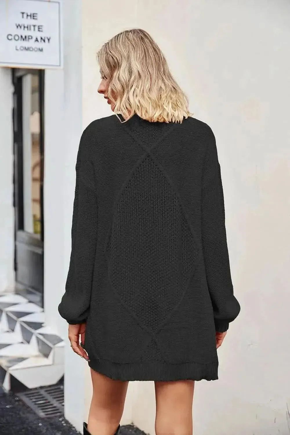 Open Front Cardigan with Pockets - Bad Moms Club