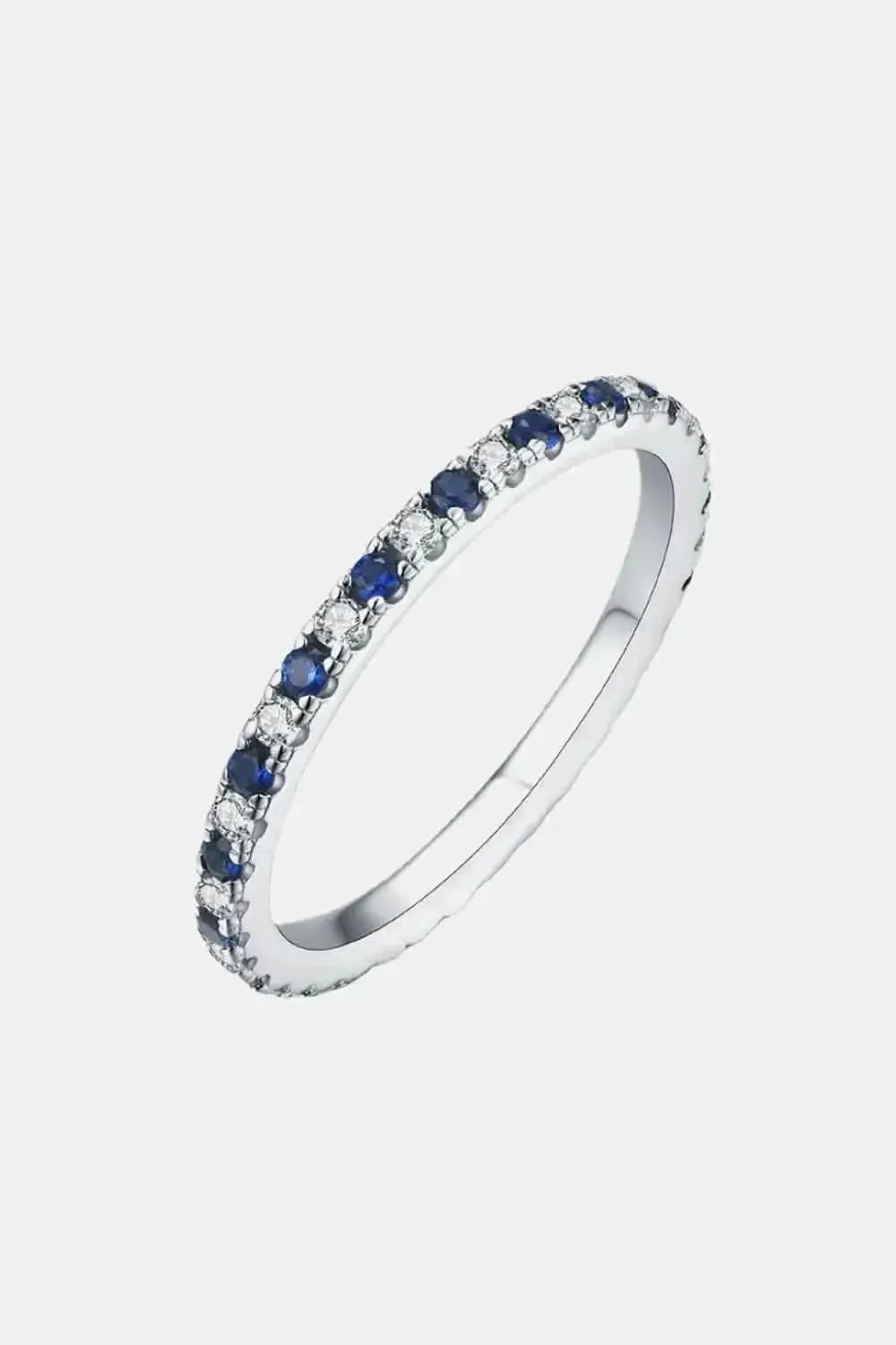 Moissanite Lab-Grown Sapphire Rings - Bad Moms Club