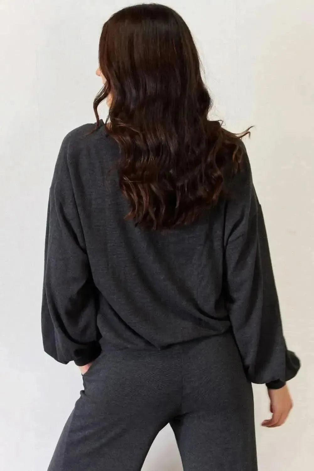 RISEN Ultra Soft Button Up Long Sleeve Lounge Cardigan - Bad Moms Club